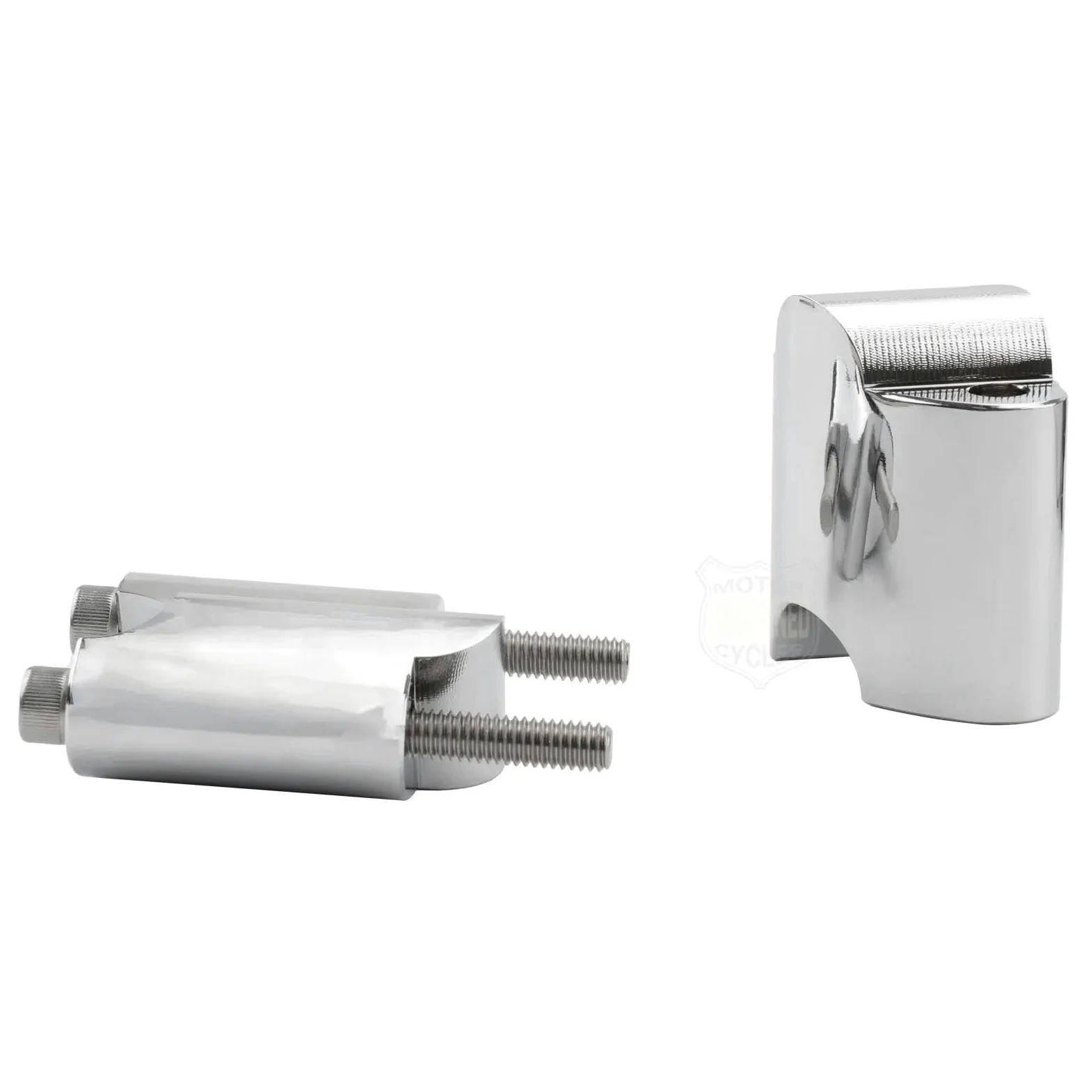Elevadores Manillar Motocicleta para Sportster XL1200X XL 1200X XL1200 X XL 1200 X 48 Montaje Barra Elevadora Manillar Extensión Bloque Elevación Alzas Manillar Moto(Chrome)
