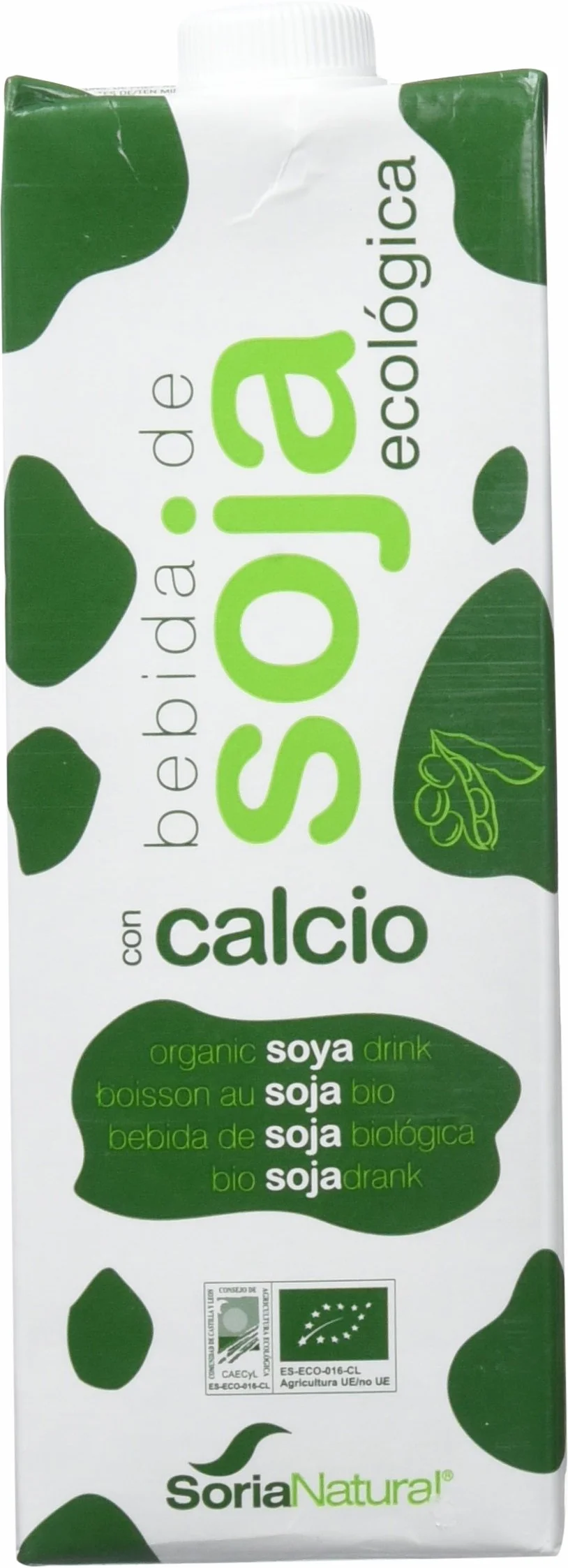 Soria Natural Bebida de Soja Ecológica 3 x 1 Litro