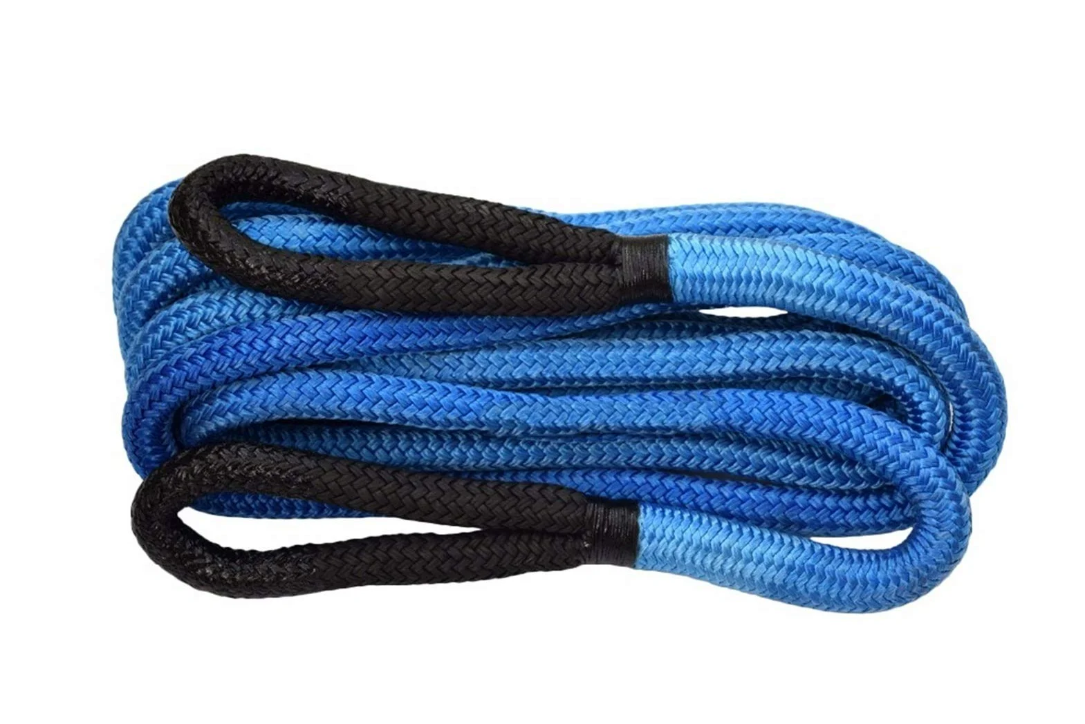 Cuerda de energía cinética Azul 1 "* 30 FT, Cuerda, Remolque Nylon Trenzada Doble, recuperación 25 mm * 9M,Alta Resistencia a la Rotura