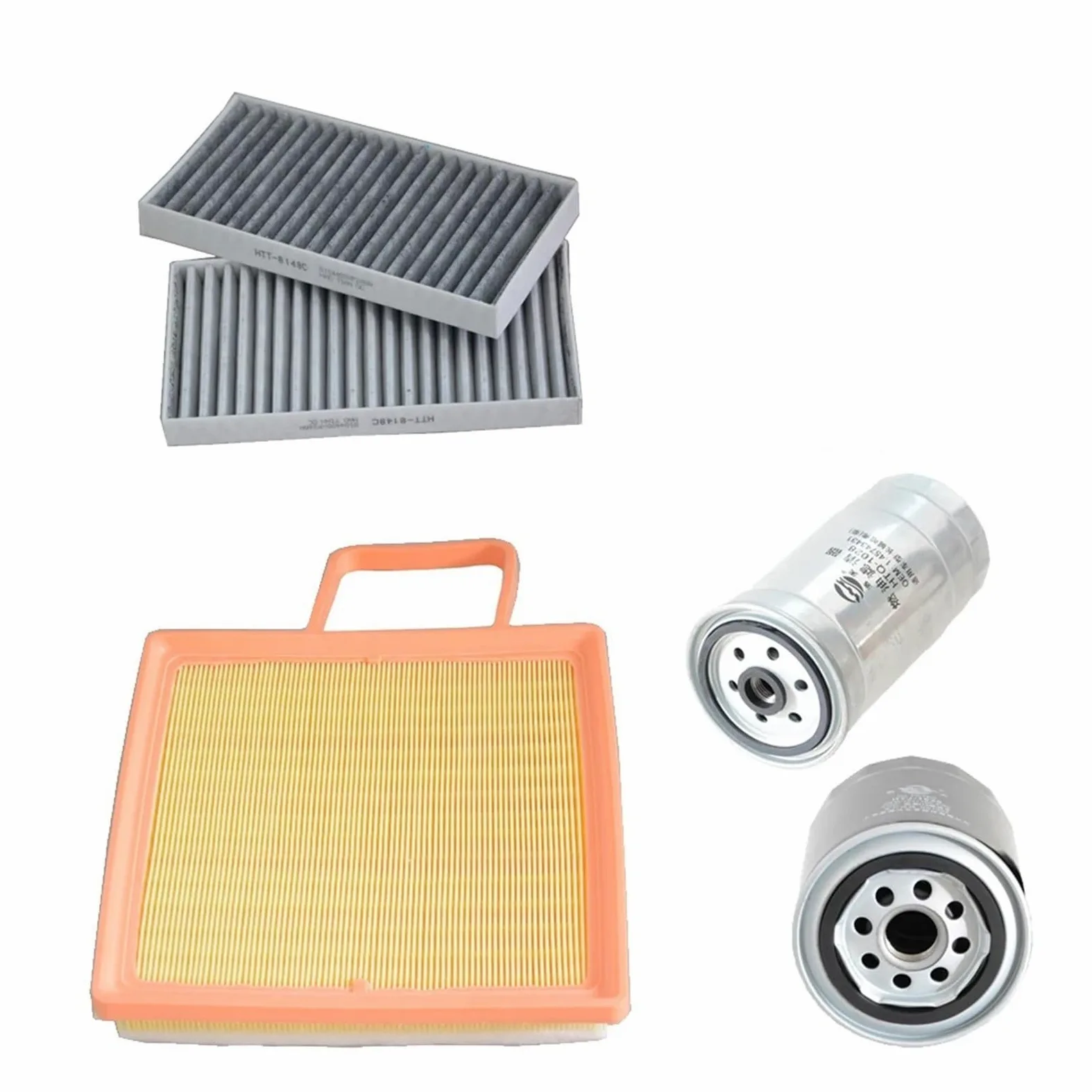 filtro de combustible Juego de 4 filtros para GREAT WALL WINGLE 7 5 2.0TDI (motor camioneta diésel), aire acondicionado, filtro, combustible y aceite, 1109110XP64XA Reemplazar