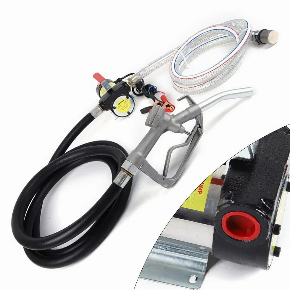Bomba de aceite autocebante eléctrica, 50 L/min bomba de transferencia automática