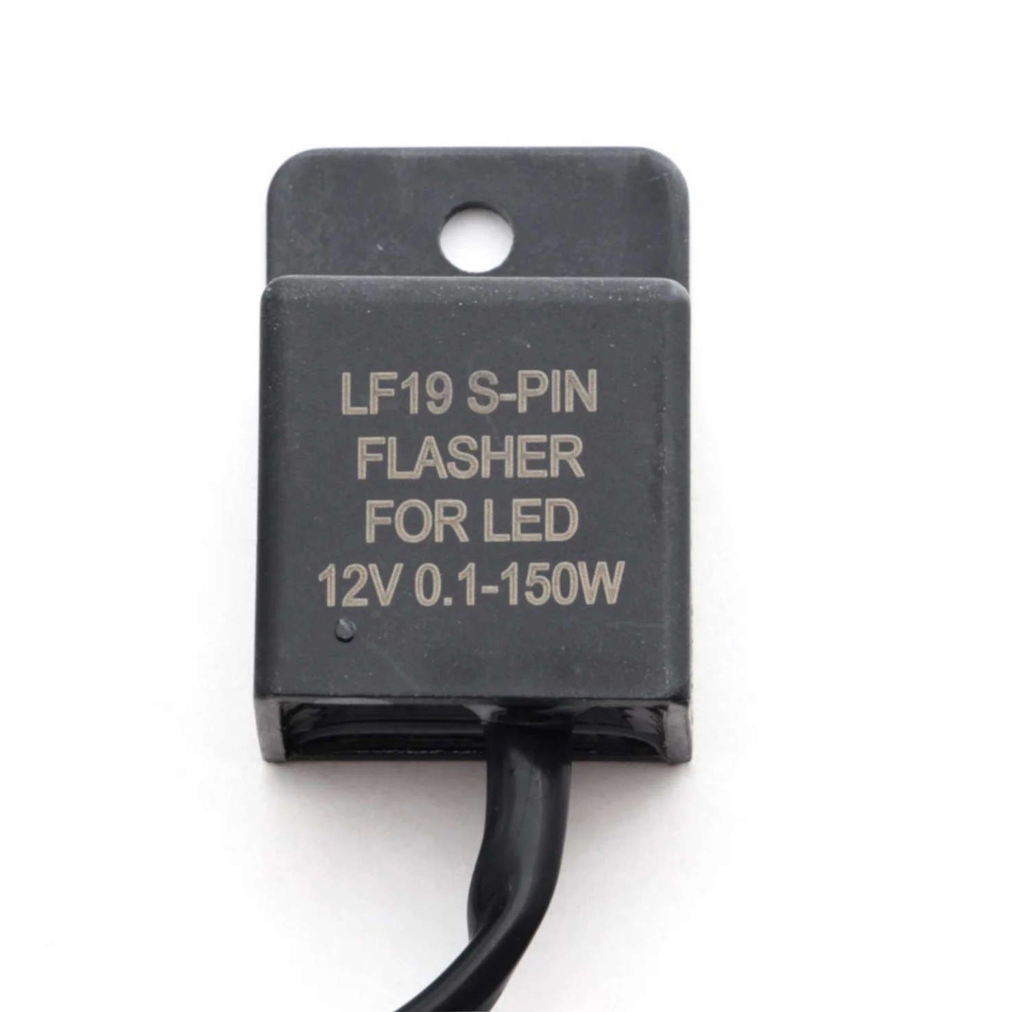 Area1 Juego de intermitentes LED M8 (4 unidades), efecto de luz de marcha atrás, certificado E, E-Mark (ECE) (V5), color negro, compatible con 4 x + relé)