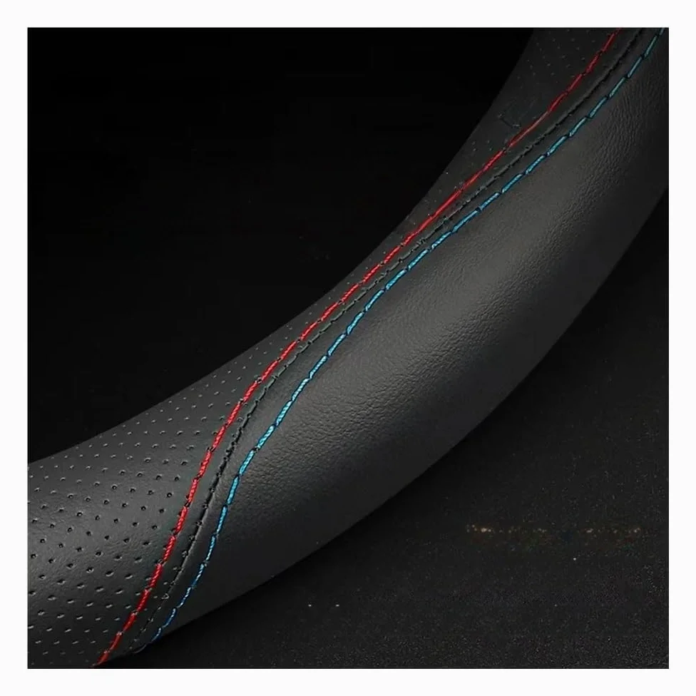 Funda Volante Coche Funda de PU Antideslizante para Volante Coche para Santa para Sonata para Tucson para Kona I30 IX25 IX35