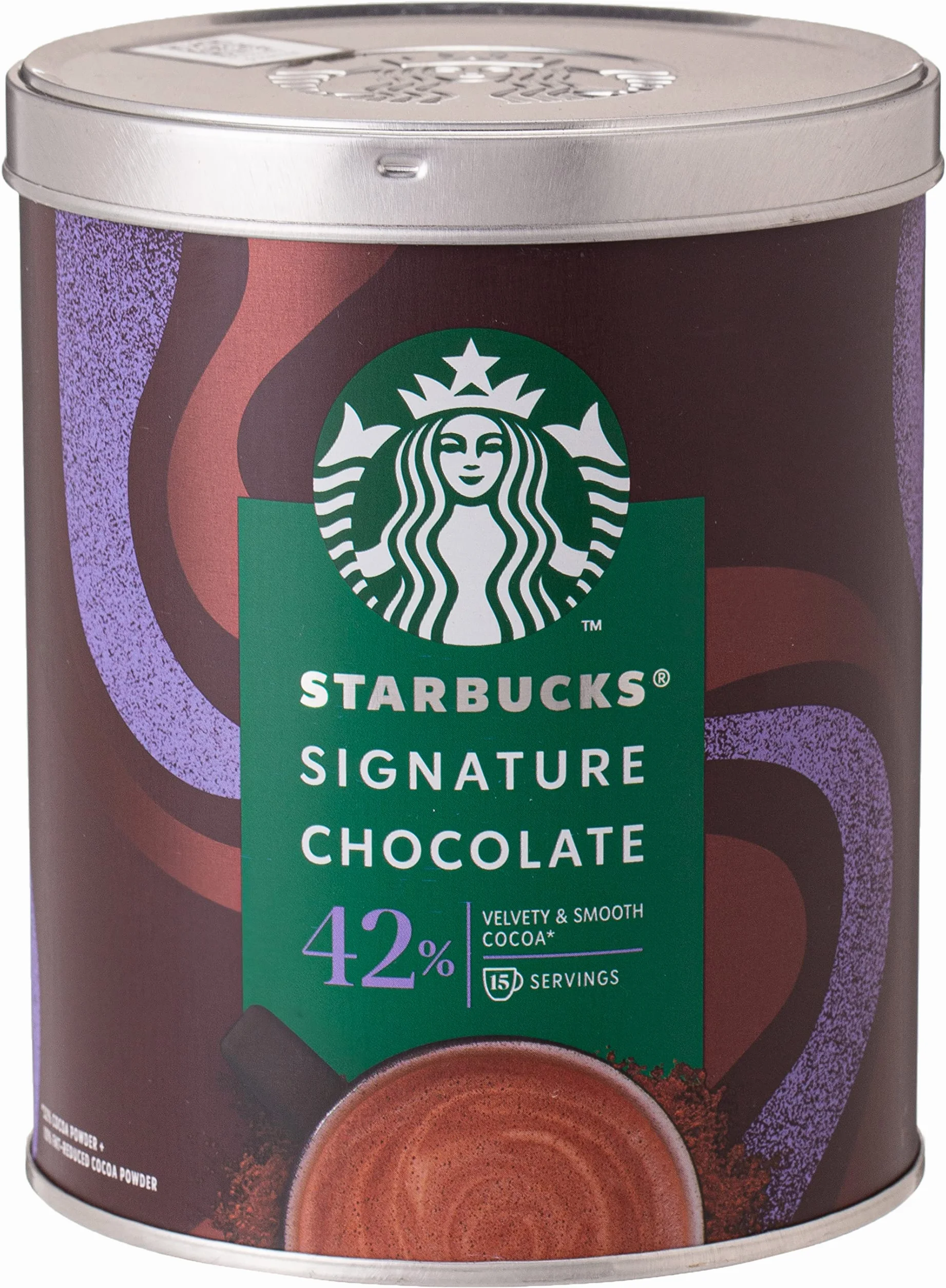 Starbucks Signature Chocolate 42% en polvo para beber 330g 15 tazas
