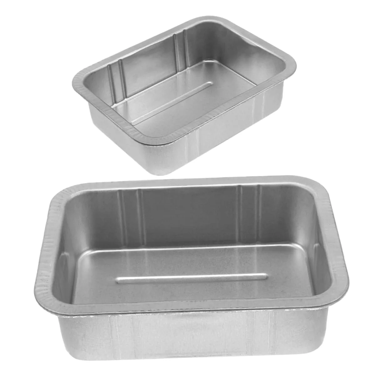 Bandeja de Drenaje de Aceite de Metal Engrosada 2 Piezas Pequeño y Grande para Mantenimiento Automotriz Uso en Garaje y Taller Recolector de Aceite Resistente y Fácil Limpieza