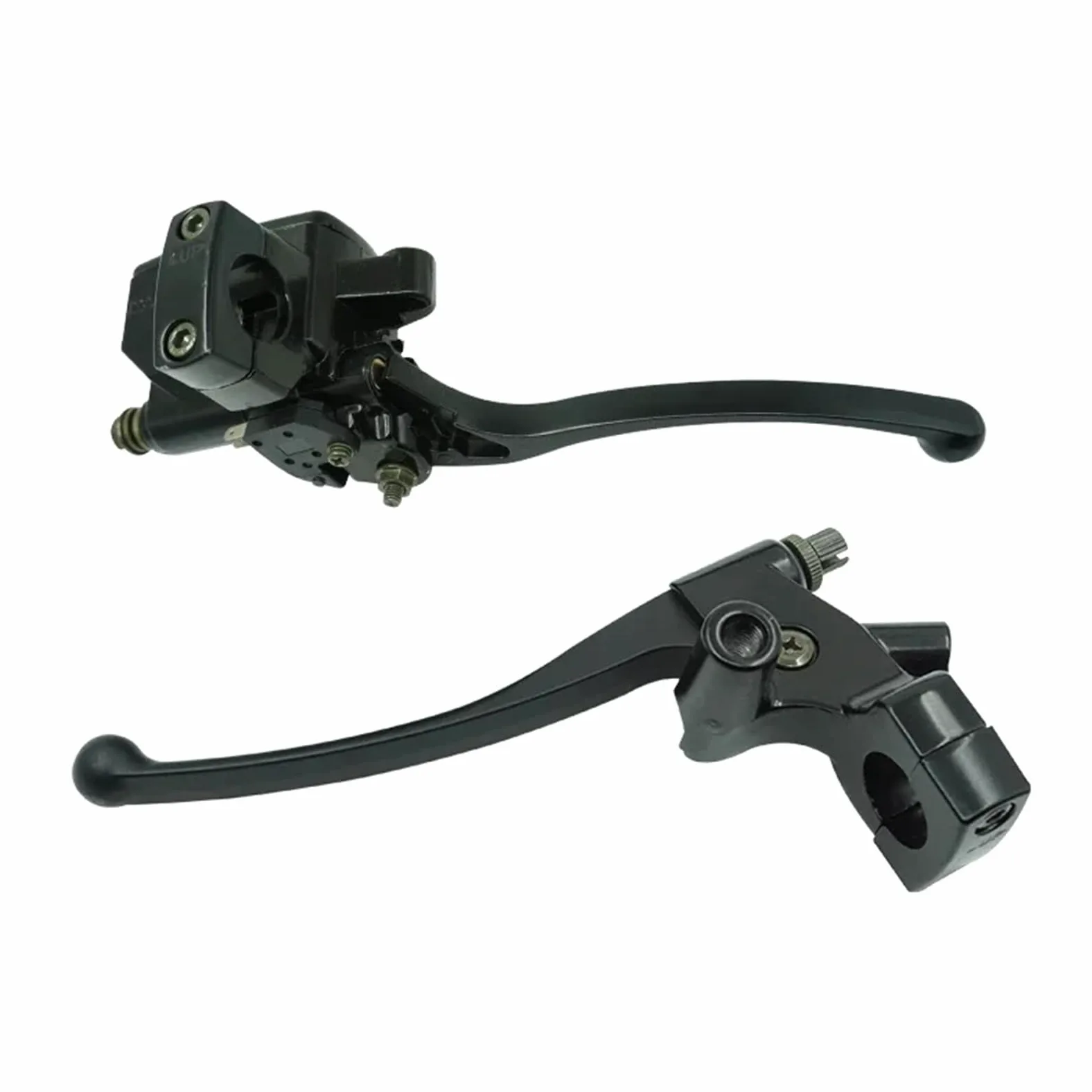 Compatible con Yamaha, Compatible con Honda 22MM | Maestro de freno de 22 mm/25 mm de diámetro con palanca.(Black-22MM)