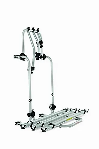 Portabicicletas para caravana, para 3 bicicletas, base corta, Fabbri.