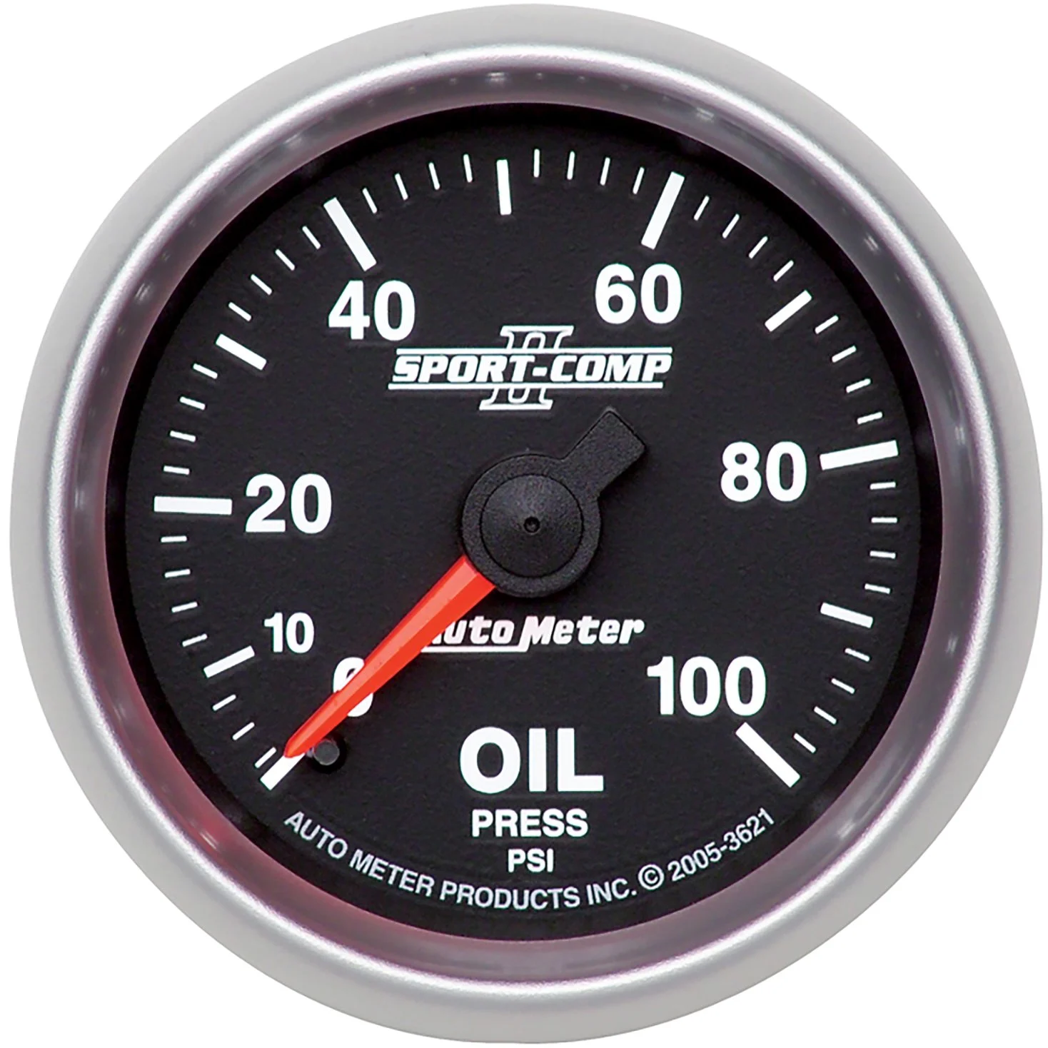 Auto Meter 3621 2 – 1/16 "0 – 100 PSI mecánico Indicador de presión de aceite