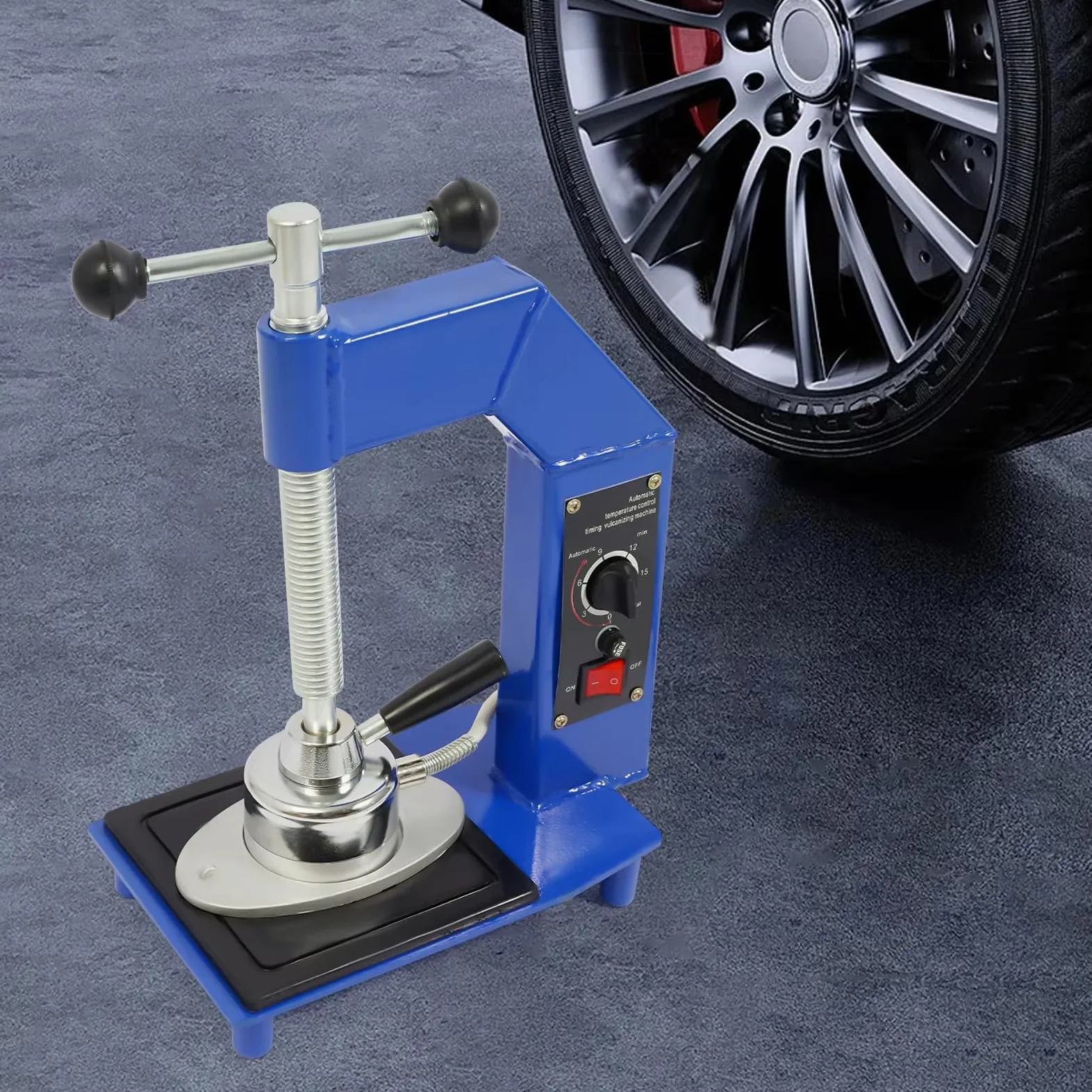 Máquina profesional de reparación de neumáticos con control de temperatura ajustable para reparaciones de neumáticos de automóviles, todoterreno y camiones ligeros