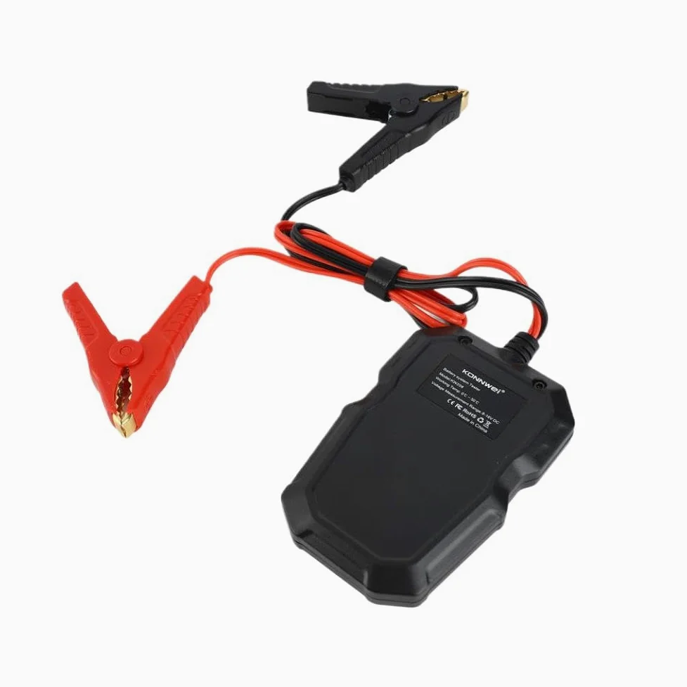 Probador de carga de coche de 12V, Analizador de alternador automotriz profesional, prueba de voltaje de forma de onda Compatible con coche, barco y motocicleta