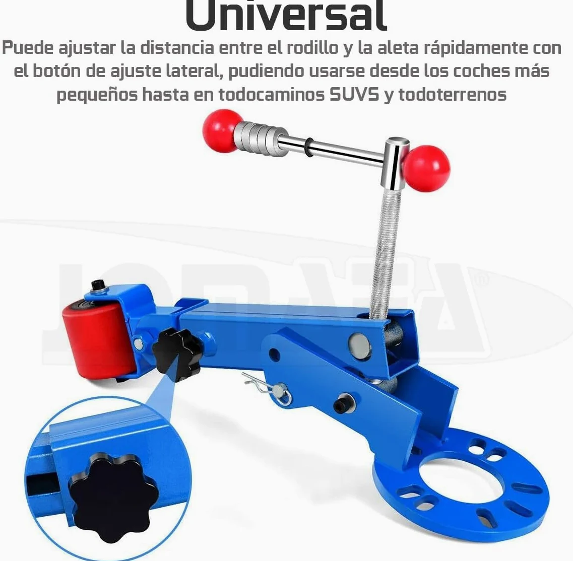 Herramienta Para agrandar paso de ruedas, Reparar Guardabarros y ensanchar aletas Fender Rodillo, Con Anillos de Distancia, para pasos de ruedas y aletas de Coches