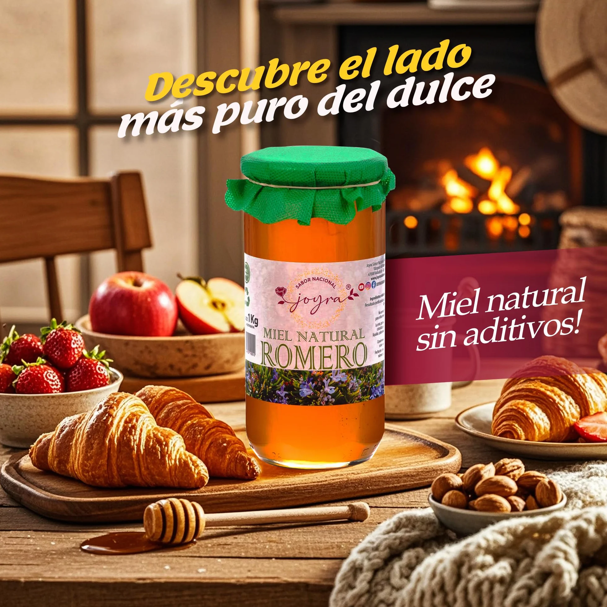 Miel Cruda 100% Pura de Abeja Natural Artesanal 27 Variedades Sabores Apicultura Española Sin Pasteurizar 1 kg Miel de Bosque