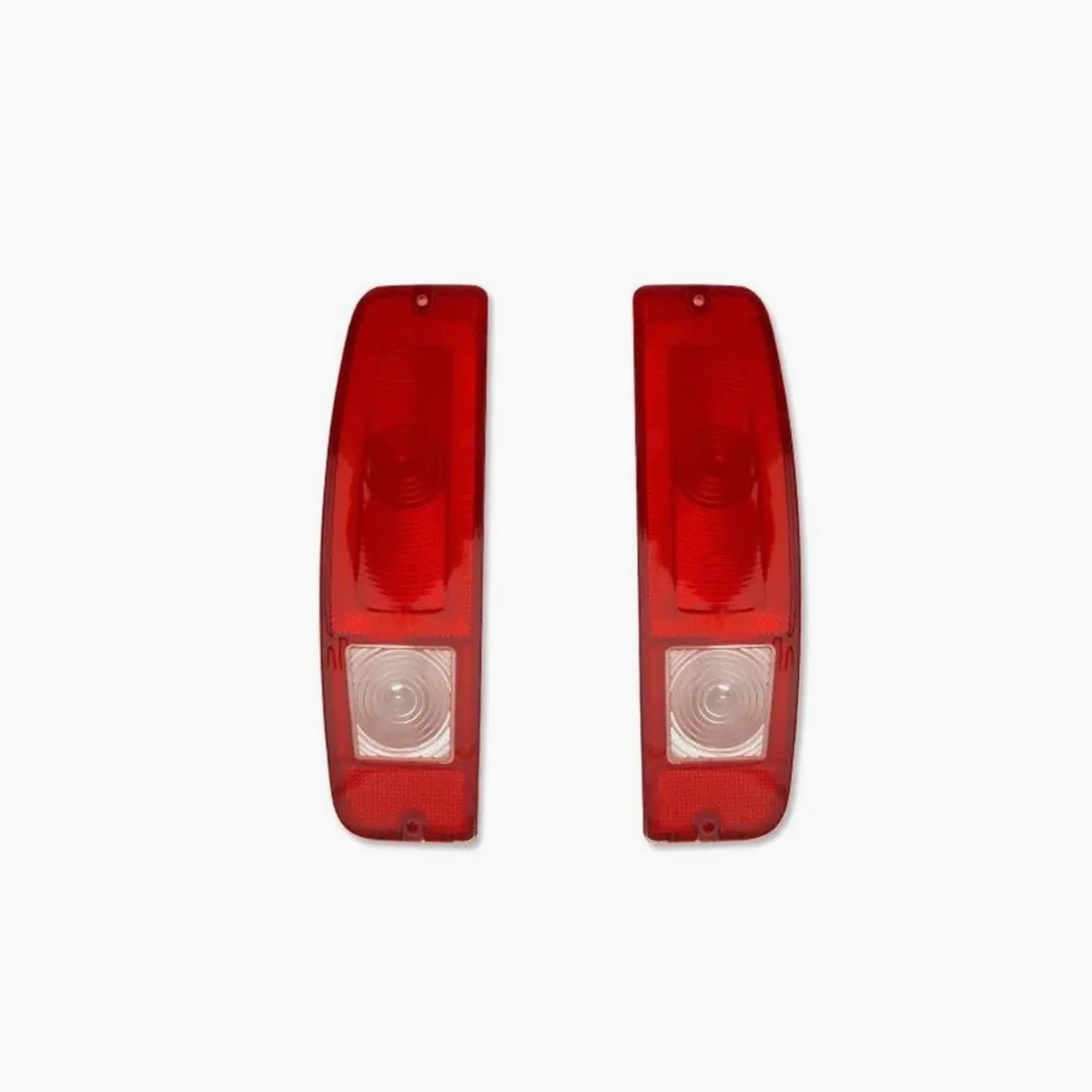 Luz espejo retrovisor Para Ford Para Bronco Styleside F100/250/350 CAMIÓN y Econoline E100/200/300 Cubiertas luces traseras coche Sin bombilla/casquillo(Rojo)