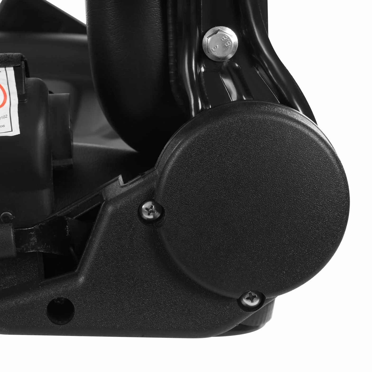 Asiento universal para carretilla elevadora, asiento de tractor ajustable con reposabrazos, cinturón de seguridad y piel sintética de PVC impermeable, para carretillas elevadoras, tractores y
