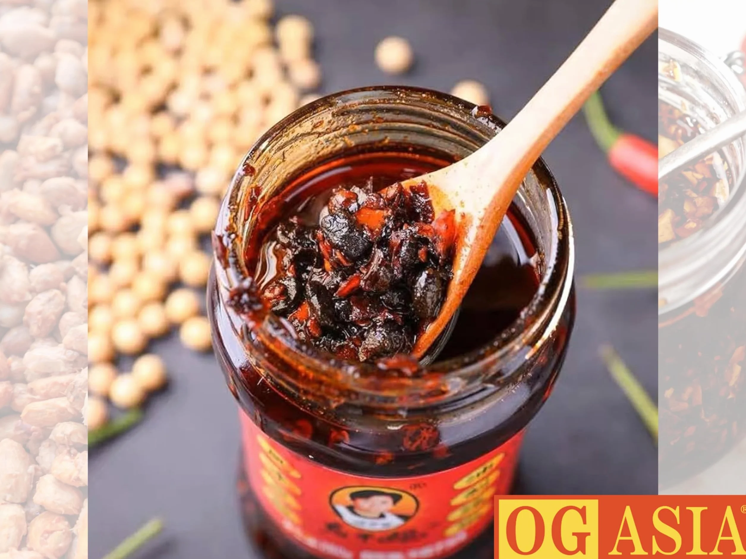 Lao Gan Ma Chile crujiente en aceite Clásico picante 210 g