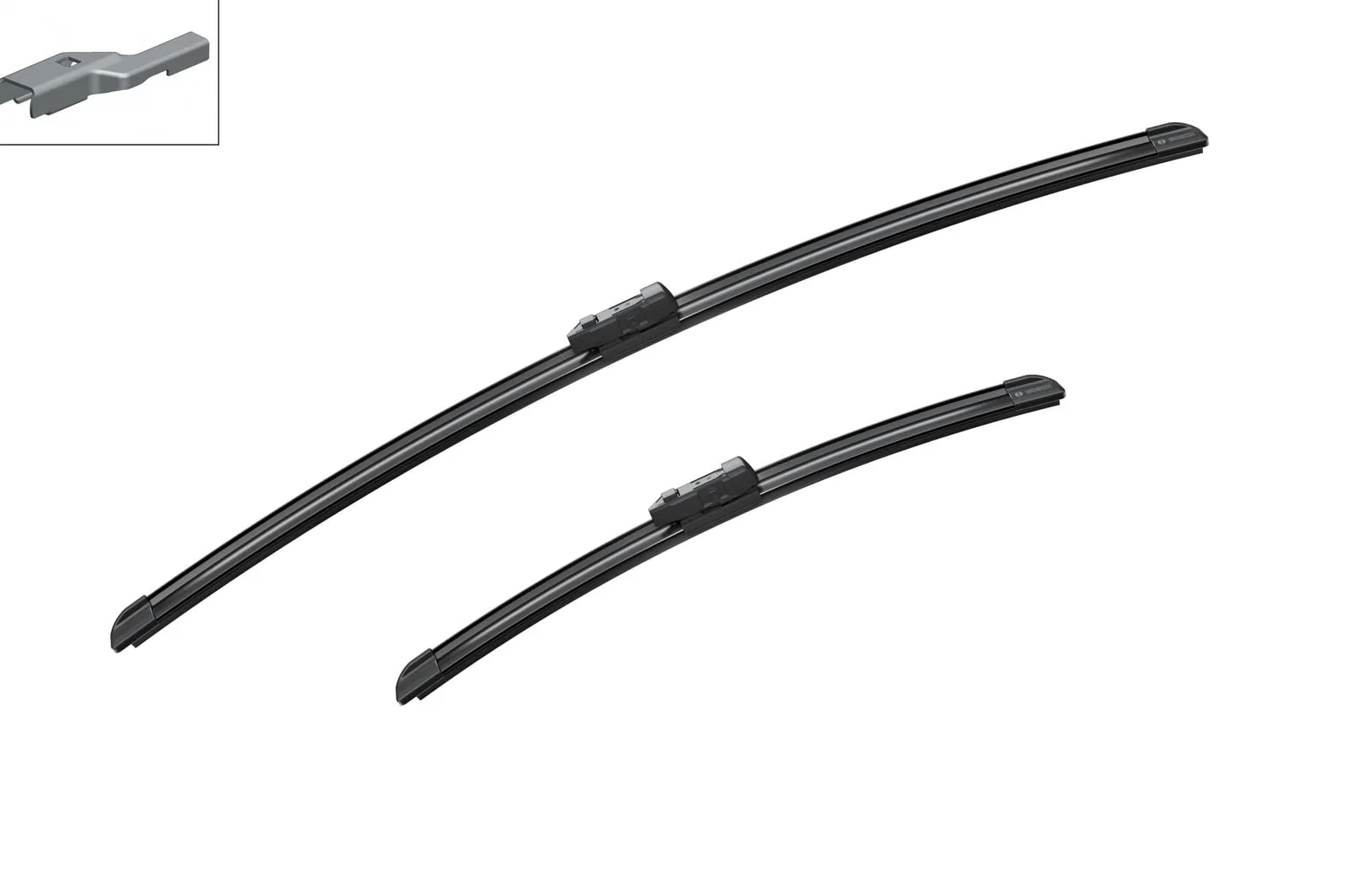 Escobilla limpiaparabrisas Bosch Aerotwin A144S, Longitud: 650mm/400mm − 1 juego para el parabrisas (frontal) - Válidas únicamente para vehículos con volante a la derecha (UK)