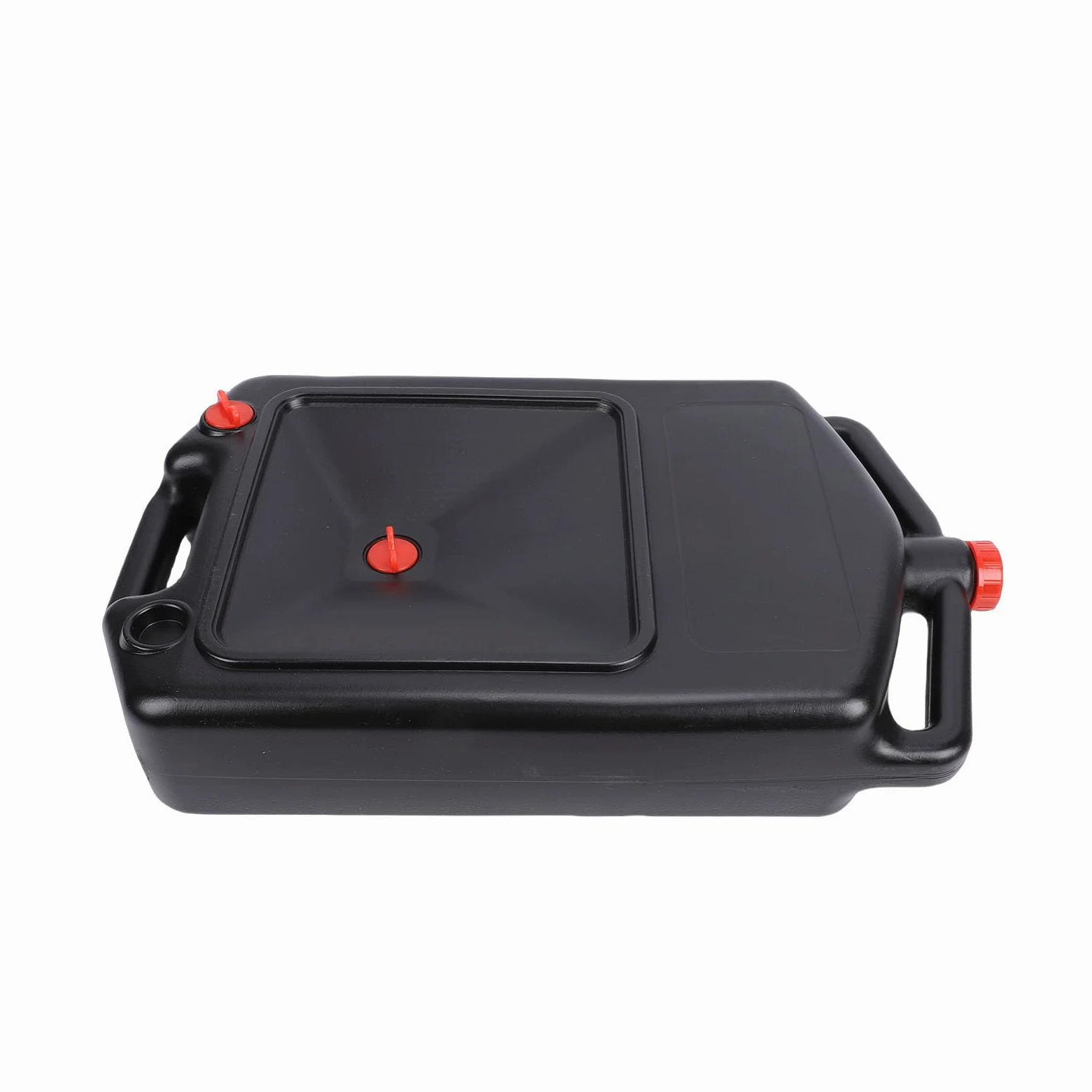 Contenedor de drenaje de aceite Capacidad de 12 litros Diseño multifuncional de perfil bajo Bandeja de drenaje de aceite automotriz con asa para vehículos todo terreno, camiones,