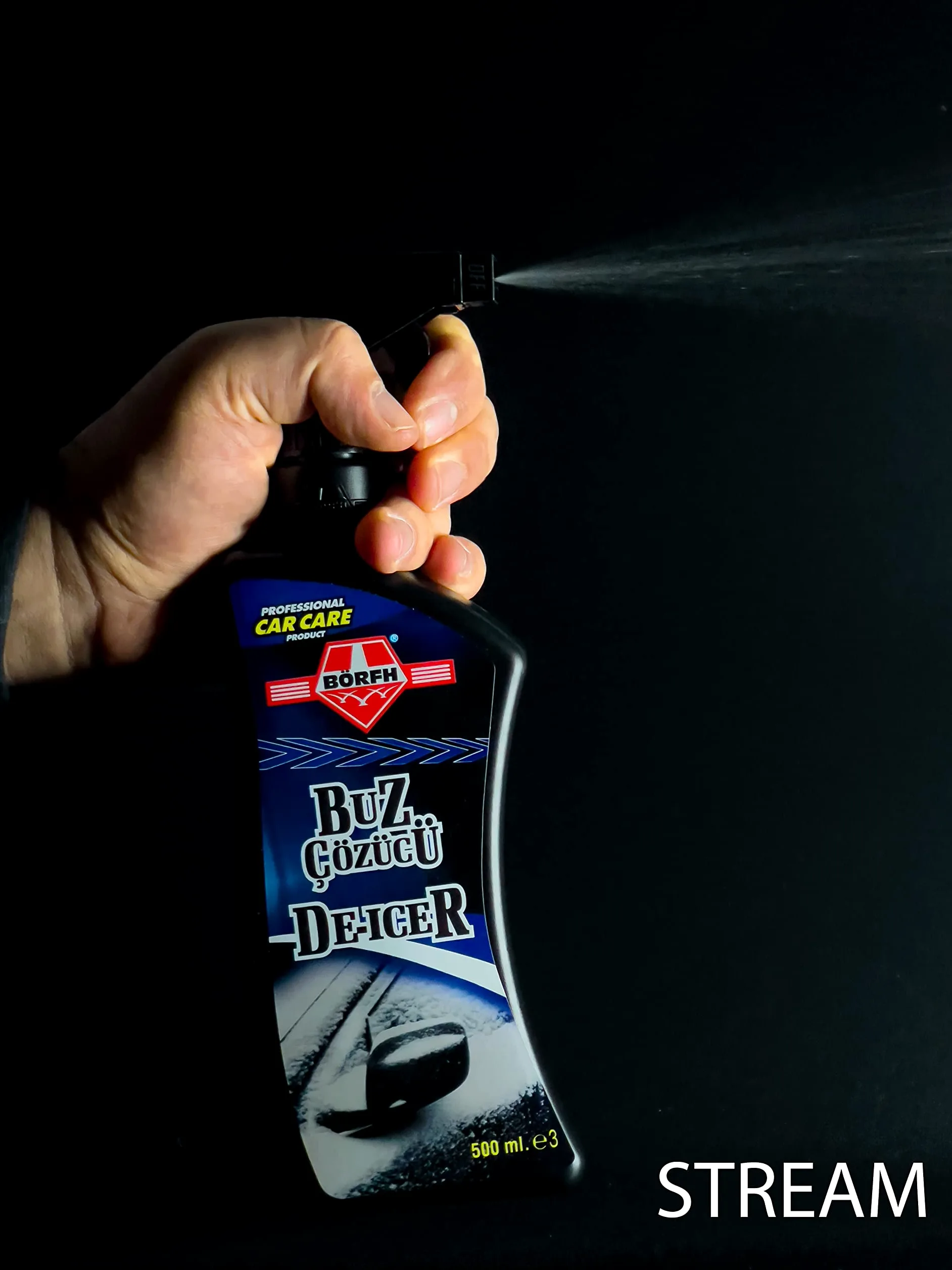 Descongelador de espray para parabrisas. Derrite instantáneamente hielo y heladas invernales en parabrisas de coche, ventanas, espejos, espray para descongelar rápidamente los cristales de