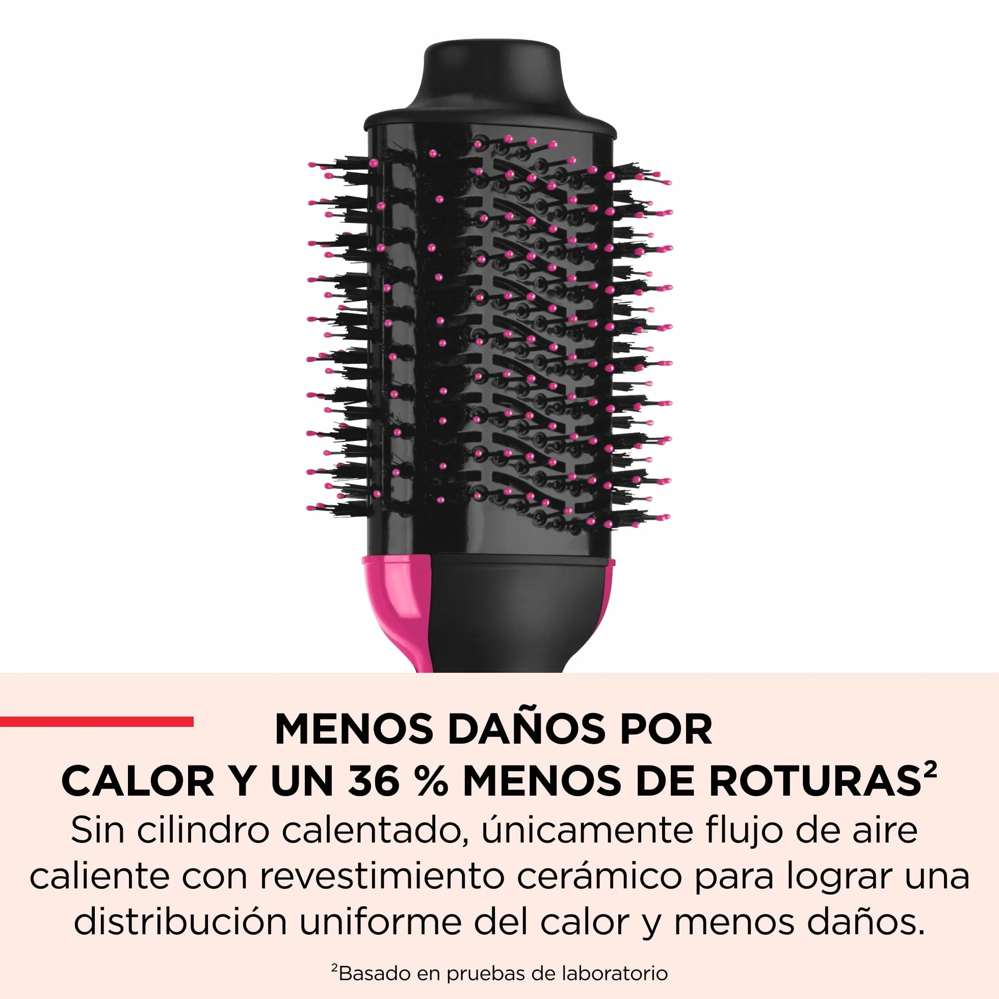 REVLON Salon One-Step Secador y voluminizador con peine seccionador - 3 calor 2 velocidades, revestimiento cerámico