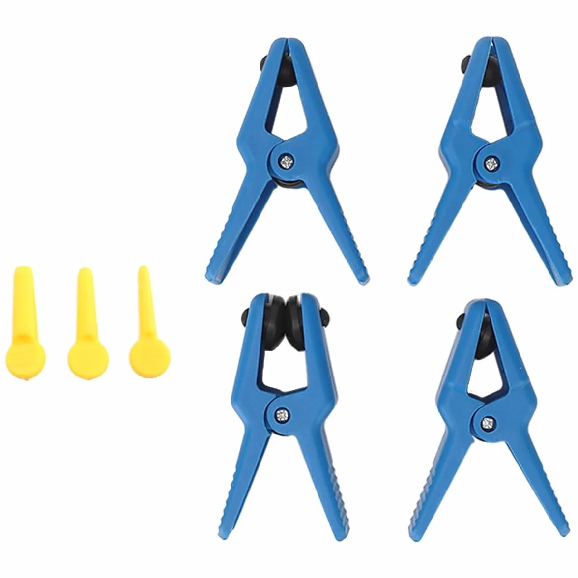 Ausi Abrazaderas para líneas de fluido (4 piezas, 3 tapones): para líneas de freno, mangueras de combustible, líneas de aire acondicionado y conexiones tipo banjo
