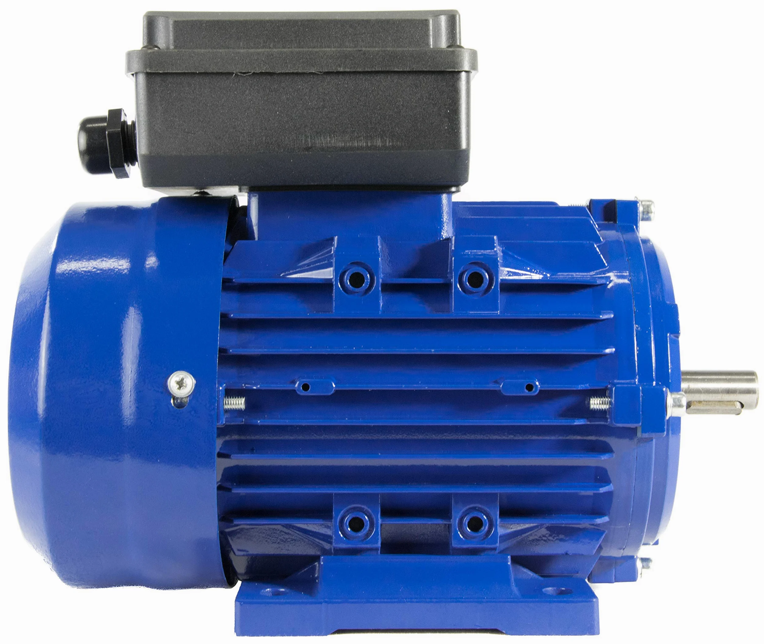 MOTOR ELECTRICO MONOFASICO 0,55KW / 0,75CV 220V 3000RPM B3 / PATAS TAMAÑO 71 - EJE 14mm ALTO PAR DE ARRANQUE ALREN