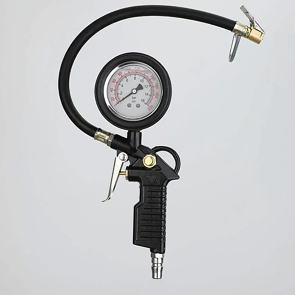 Manómetro para neumáticos, Detector de presión neumáticos, pistola aire carga, for mantenimiento(A3)
