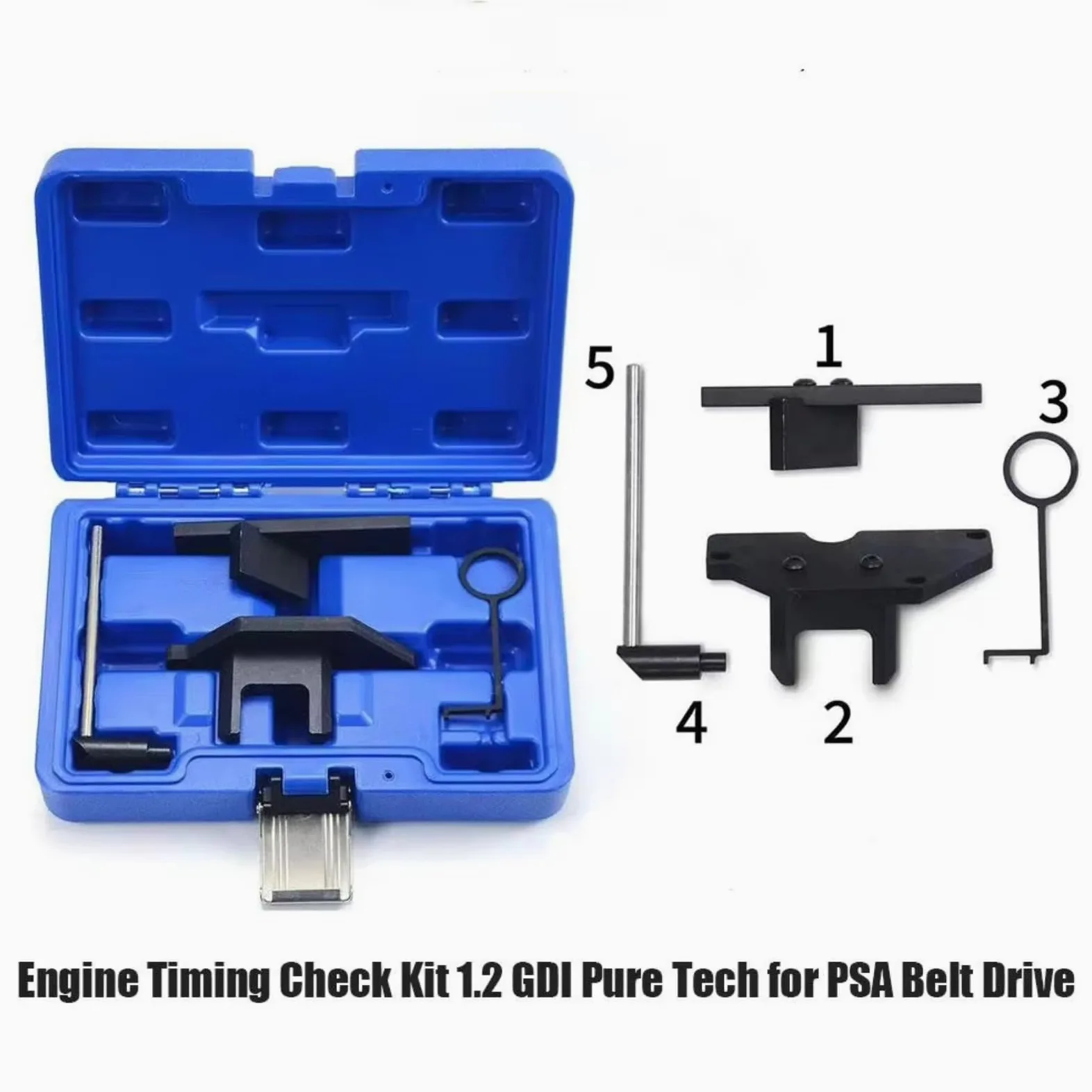 Herramientas Sincronización Compatible con Opel 2018+ 1.2 GDI EB2 PureTech Herramientas De Sincronización del Motor Comprobar Útil Kit Sincronización De Distribución Calada
