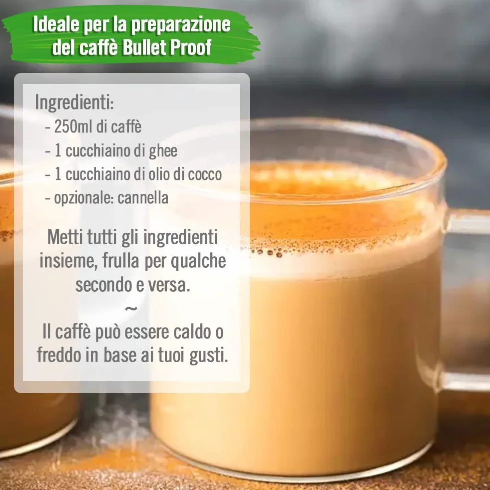 Exponatura Ghee orgánico Mantequilla clarificada 500 g