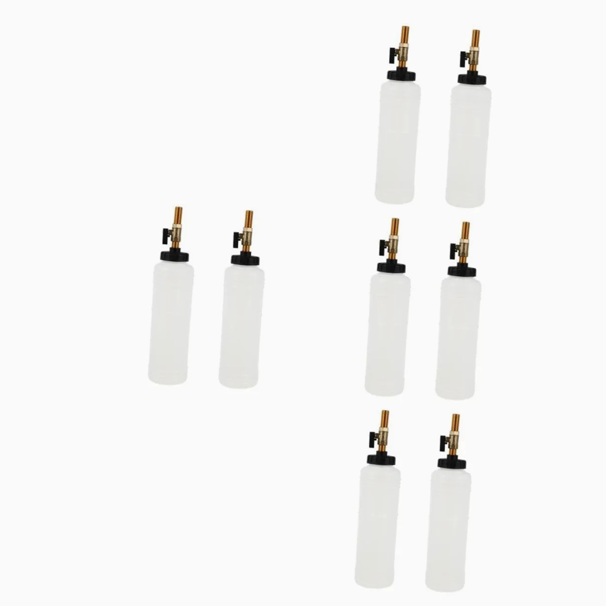MAGICLULU Botellas De Sangrado De Aceite De Frenos Recarga De Líquido De Frenos Compatible con Múltiples Vehículos Y Prácticas para Cambio De Aceite Herramienta 2 Piezas X 4