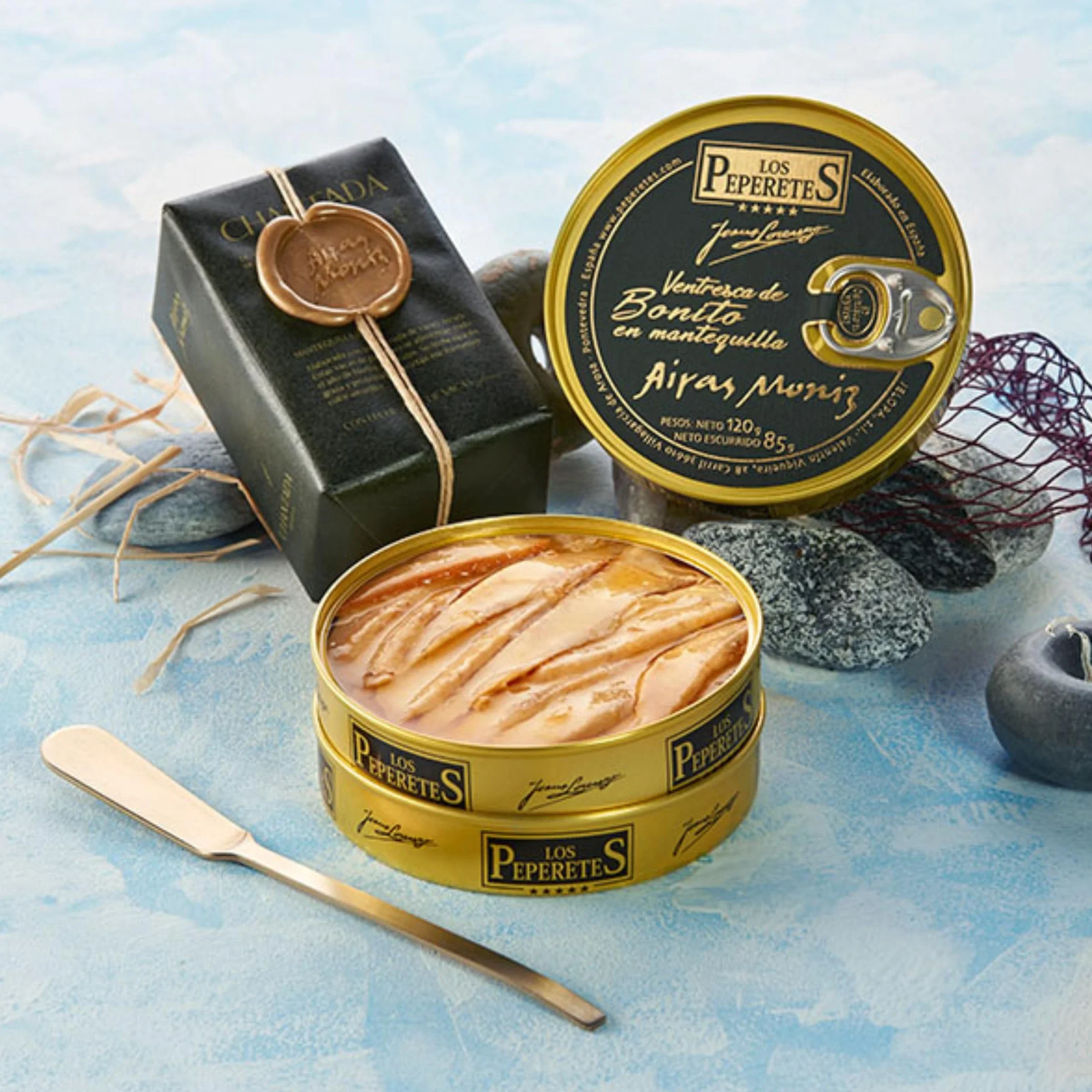 LOS PEPERETES Ventresca en Mantequilla Arias Ortiz 120 g Conserva Gourmet Gallega