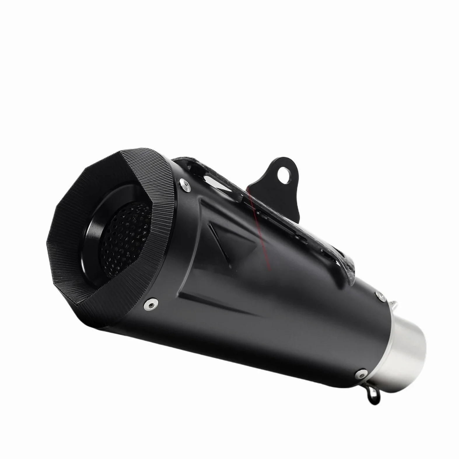 Tubo De Escape Universal Acero Inoxidable 51 Mm para Motocicleta, Scooter, Moto Carreras Y, con Silenciador Cubierta Carbono para Ni&nja 650, DU&KE 790, R7 CB500X(Type B)