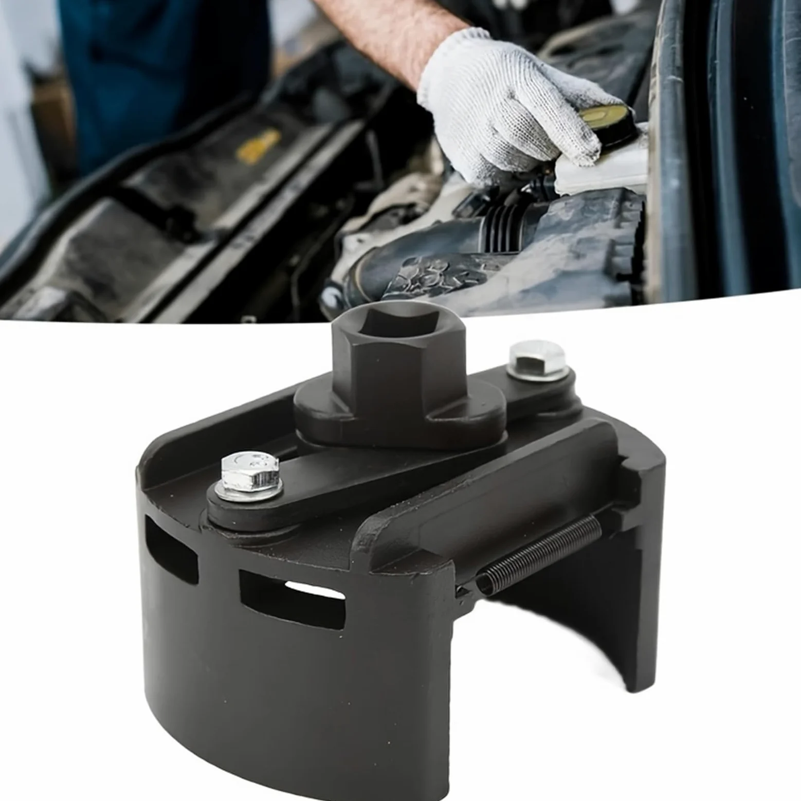 Llave Filtro Aceite Oil Filter Wrench | Adjustable Steel Spanner Removal Tool 60-80mm for Auto Truck