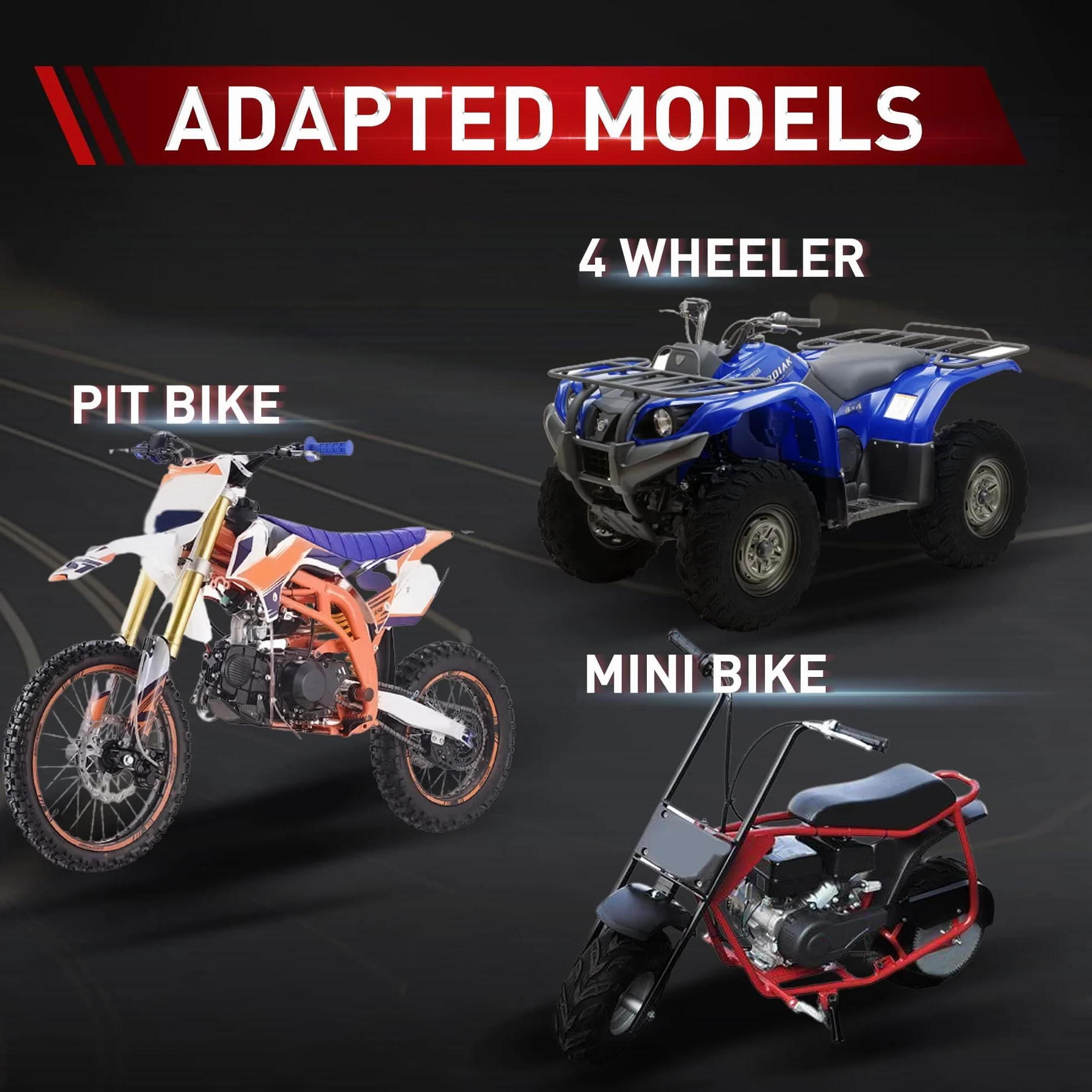 WOOSTAR Moto Piñon Delantero 428 de 17 Dientes 17mm para 50cc 70cc 90cc 110cc 125cc Dirt Pit Bike Mini Bike ATV 4 Wheeler Ciclomotor