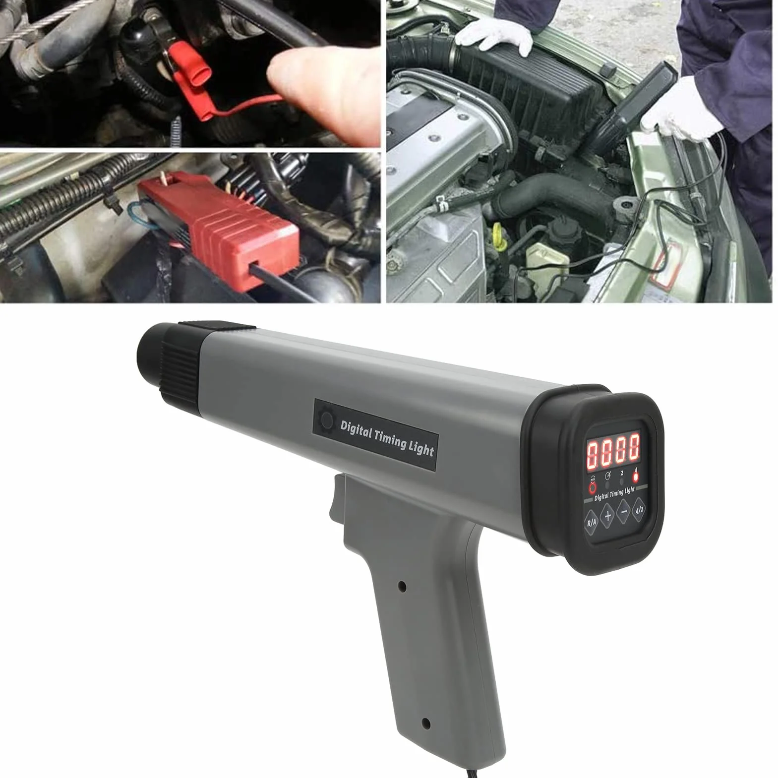 Luz De Sincronización De Encendido, Lámpara Estroboscópica De 12 V, Pistola De Sincronización De Motor De Gasolina Inductiva, Herramienta Automotriz Para Automóvil, Motocicleta, Marina, Luz De Sincron