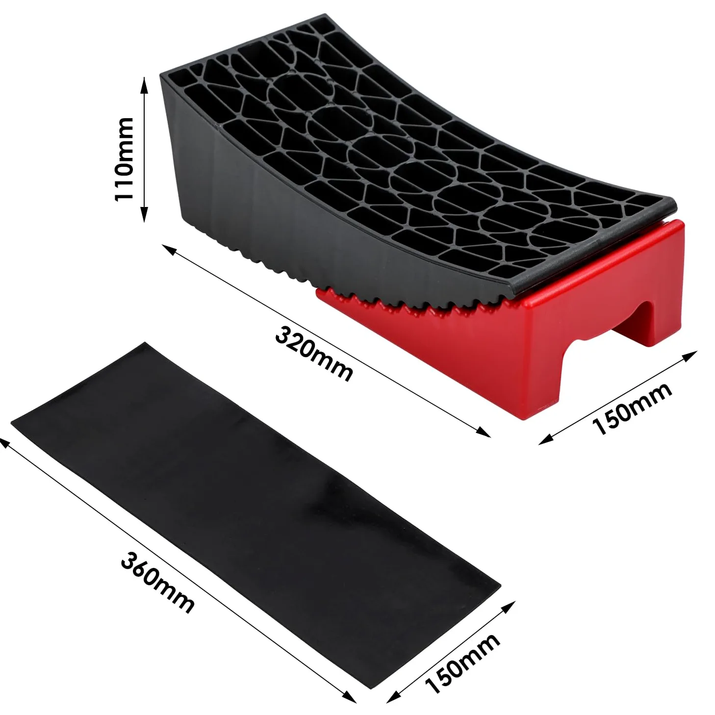 KATSU Tools Rampas Niveladoras para Caravanas, Bloques 13,5 Toneladas, Resistentes para Autocaravanas