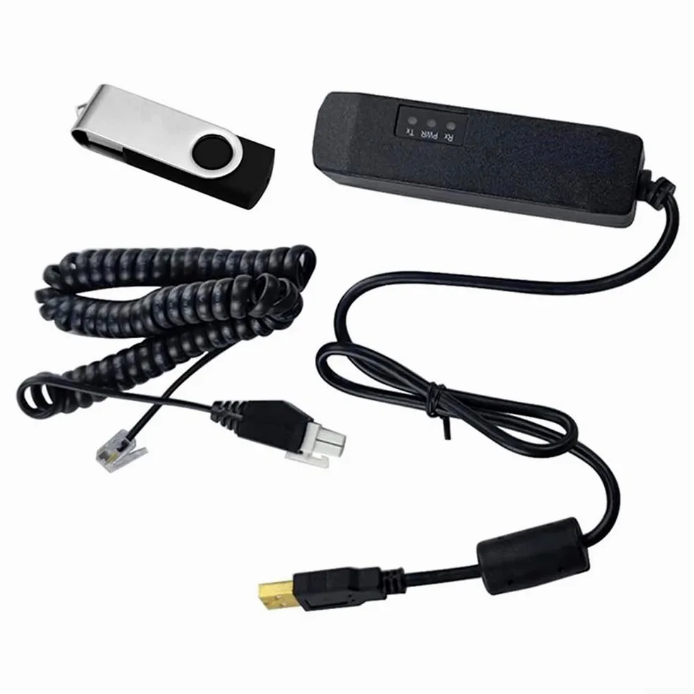 1314-4402 - Programador de PC para controles Curtis con interfaz USB 1309, herramienta de diagnóstico y parámetros para Windows XP/Vista/7/8 para cable USB en ABS Kit