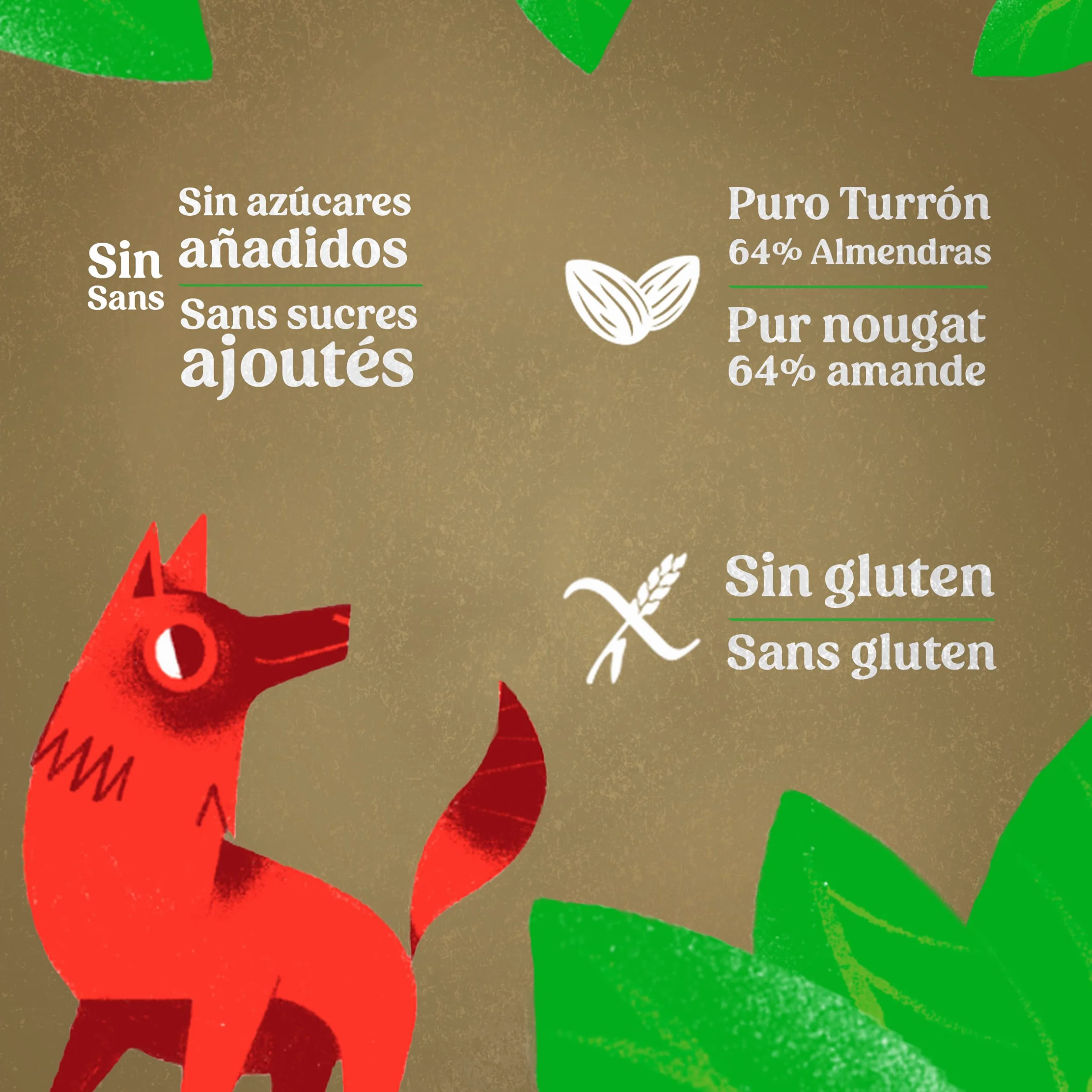 EL LOBO Turrón Duro Imperial Sin Azúcar Añadido Almendra Clara de Huevo 200g