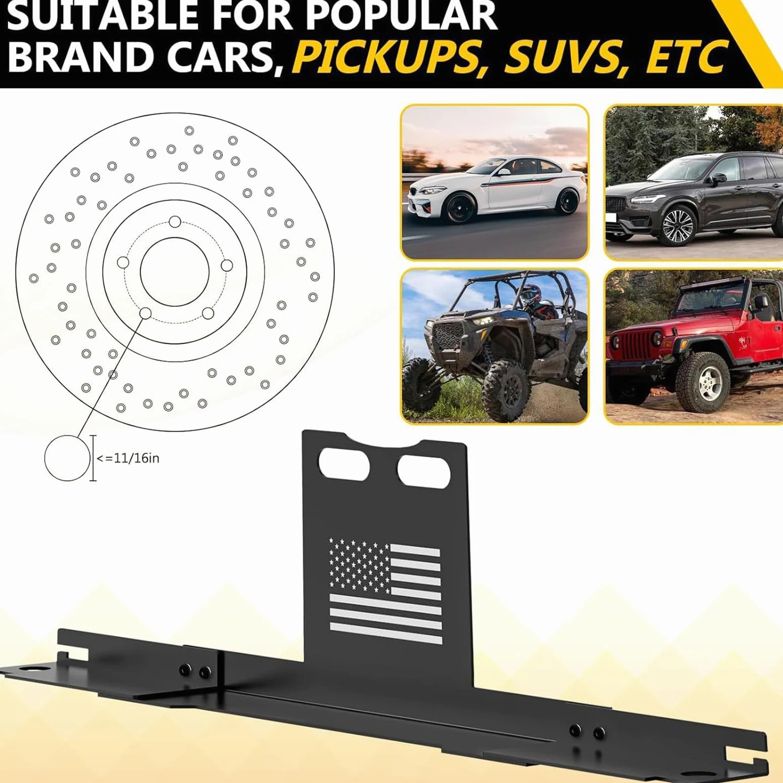 Genérico Kit Alineación Ruedas Set De Herramientas Medición | Medidas Alineación Ruedas Para Coche Camión SUV Furgoneta Garaje Taller Cambio Neumáticos Mantenimiento DIY Set De Medición