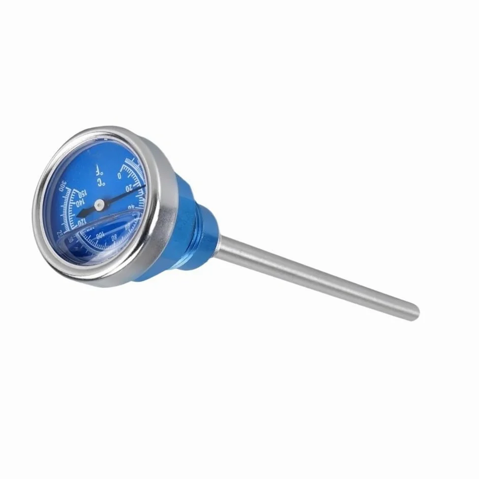 Varilla Nivel Aceite Motocicleta con Medidor Temperatura para DR-Z 400 400E 400S 400SM para DRZ400 para DRZ400E para DRZ400S para DRZ400SM 2000-2024 Aceite Varilla(Color6)