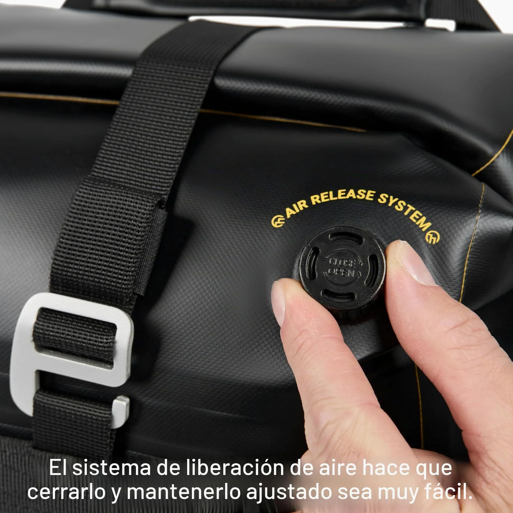 Odinsberg 15L Bolsa Moto Impermeable | Bolsa Estanca Trasera de Colín para Asiento, Barras de Choque y Defensas Laterales | Mochila y Alforja Moto Trail Enduro para Viajes, Equipaje y Aventura
