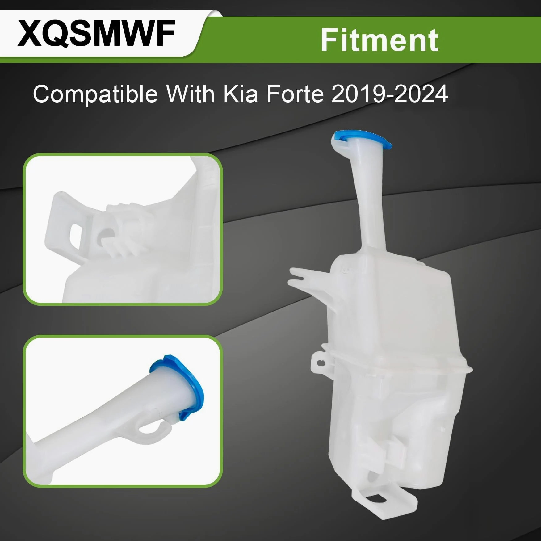 XQSMWF Depósito de líquido para limpiaparabrisas 98611M7100 compatible con Kia Forte 2019-2023