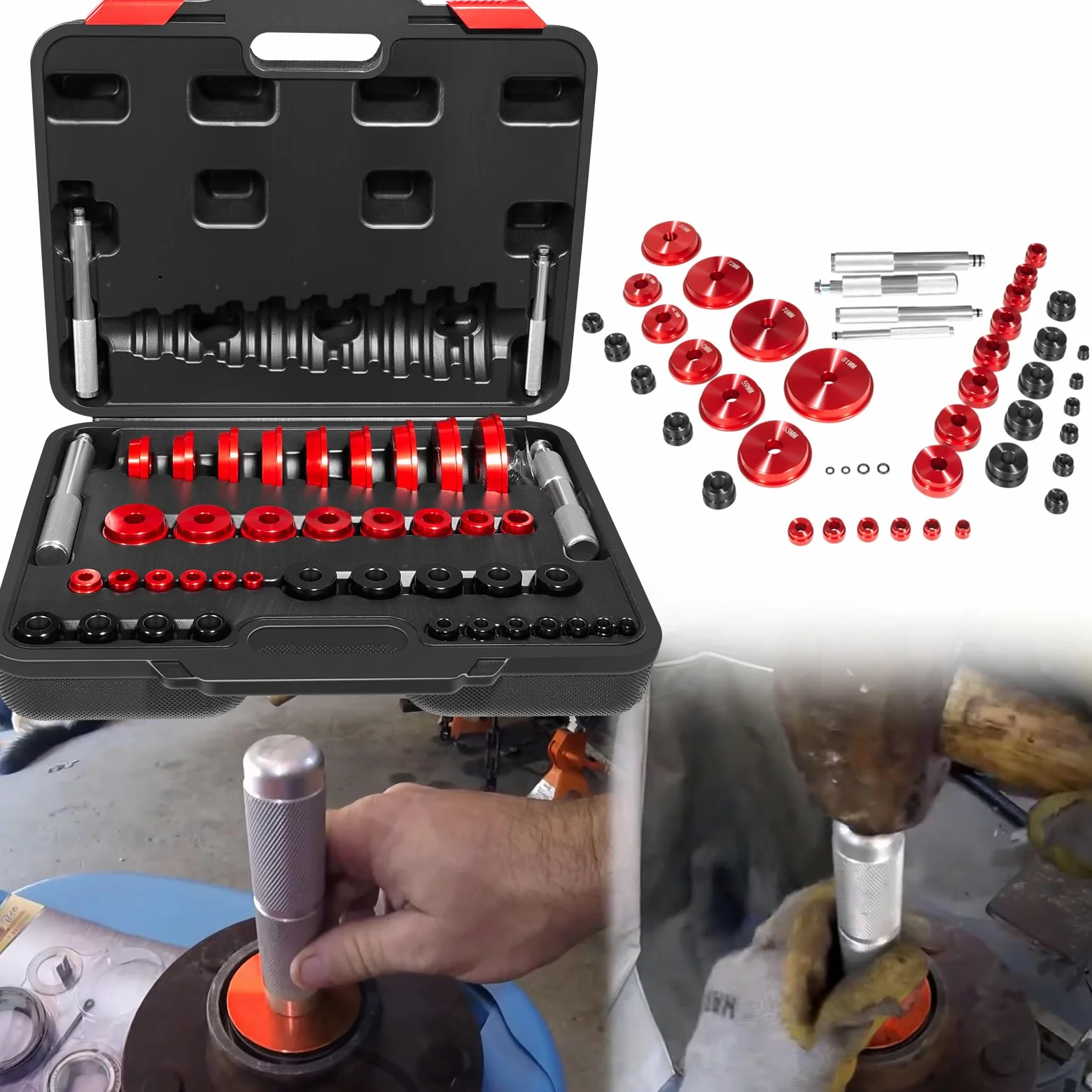 Sunluway Kit de prensa de rodamientos