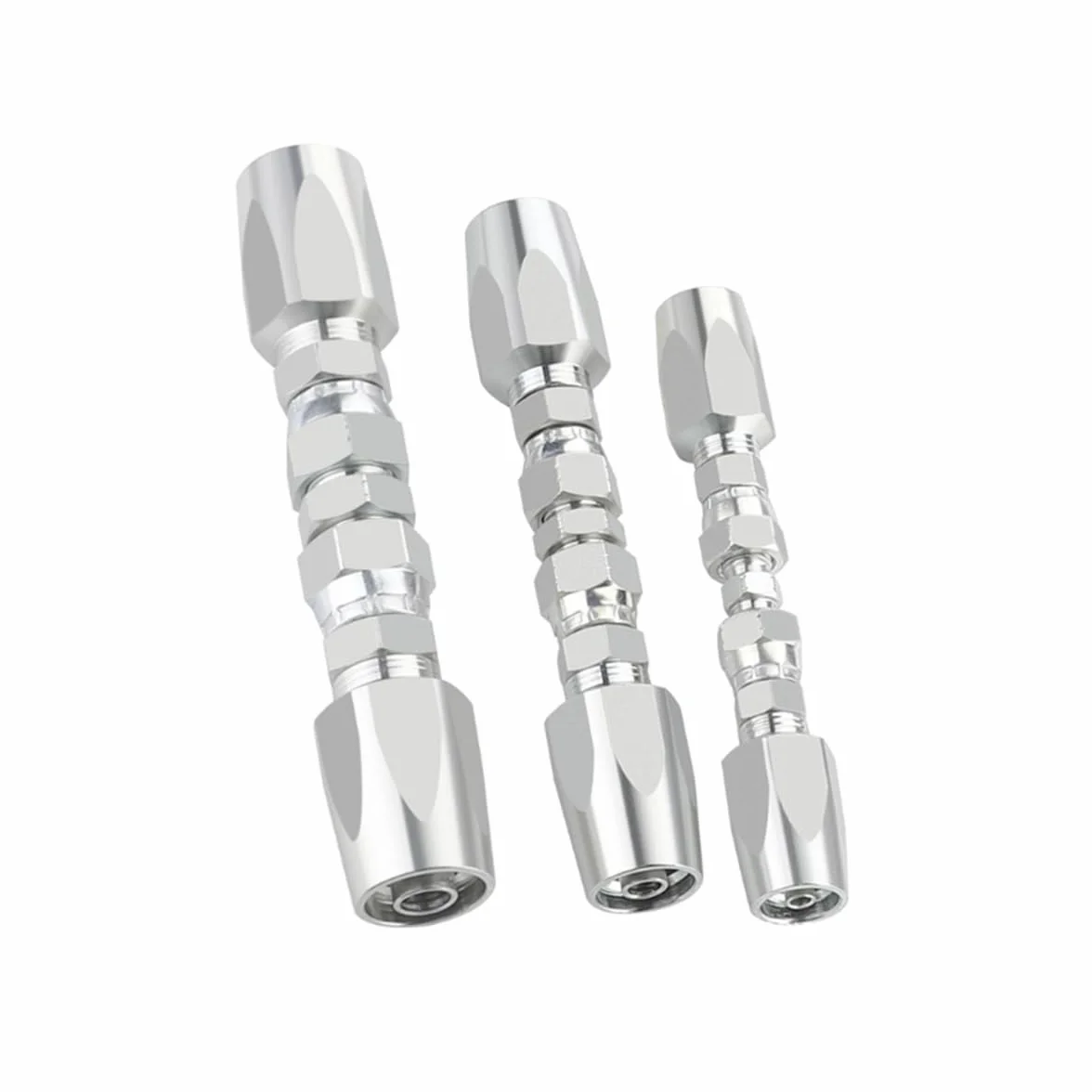 Kit de reparación de manguera hidráulica 4000 PSI 3 piezas 1/10.2 cm 3/20.3 cm 1/5.1 cm para mangueras R2 R16 R17 R19