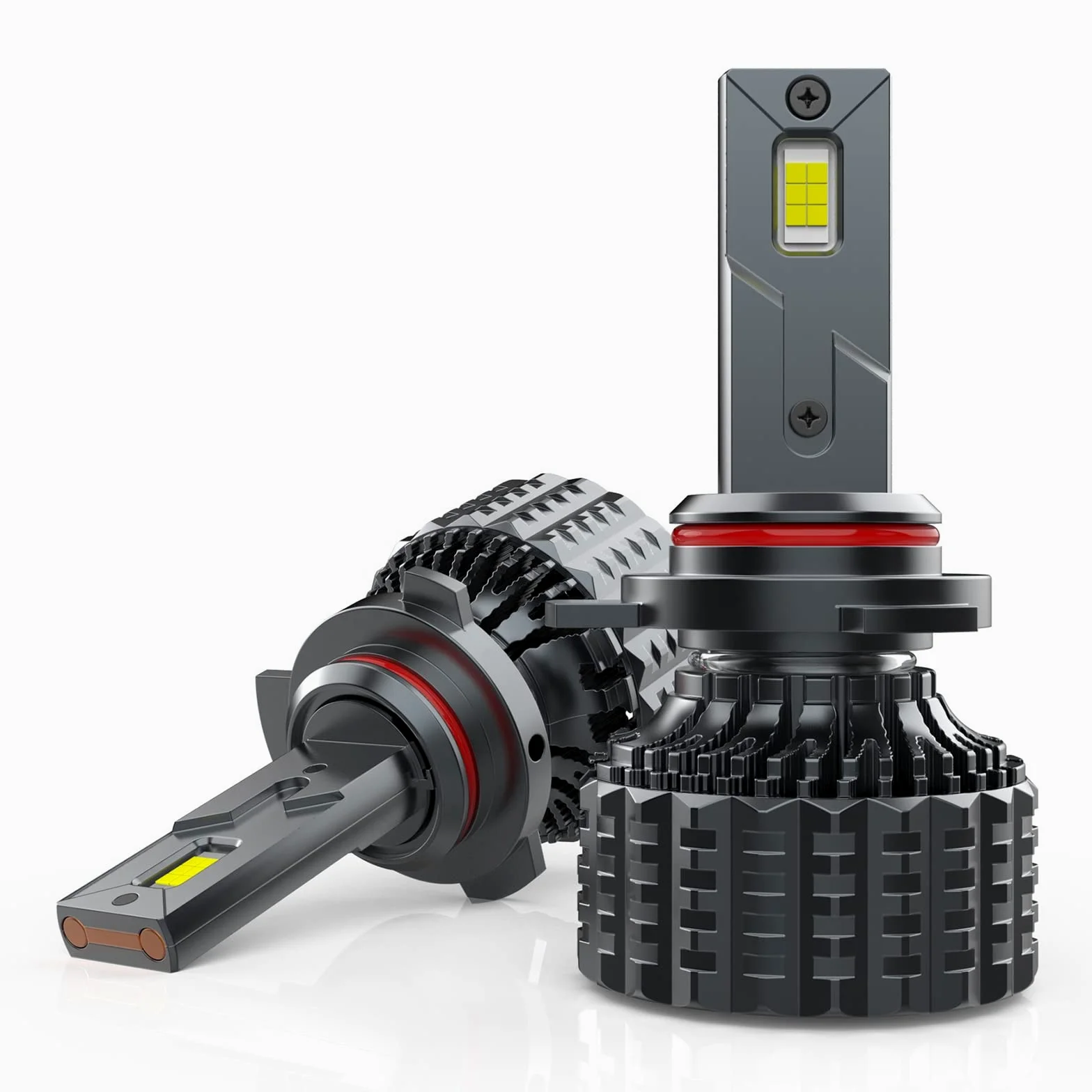 Bombillas LED Para Faros Delanteros, 120W 20000LM 600% Más Brillantes Kit De Conversión De Faros LED 6000K Blanco Frío IP68 Reemplazo De Bombilla Halógena Impermeable Plug And Play,H4