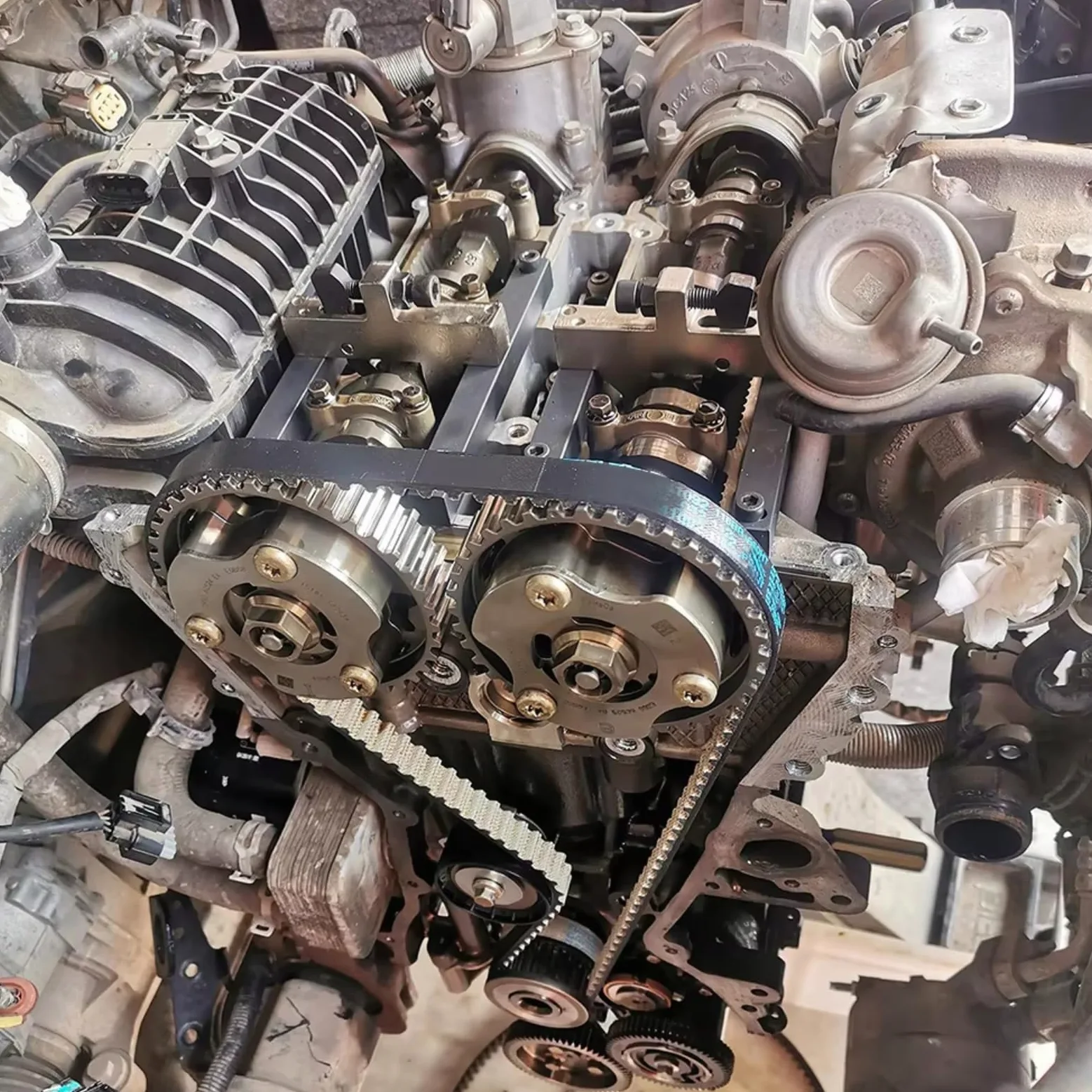 Juego Herramientas Sincronización Motor Juego De Correas De Distribución De Alineación del Eje De Levas Compatible con Ford para Motores EcoBoost 1.0 De 3 Cilindros Kit Calado Distribucion