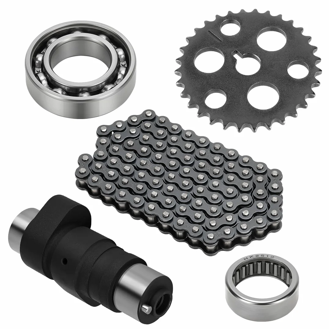 Kit árbol de levas & cadena & engranaje & rodamiento para Yama-ha Warrior Big Bear 350 YFM350X/YFM350 Moto-4 1989-2005 5UH121700000