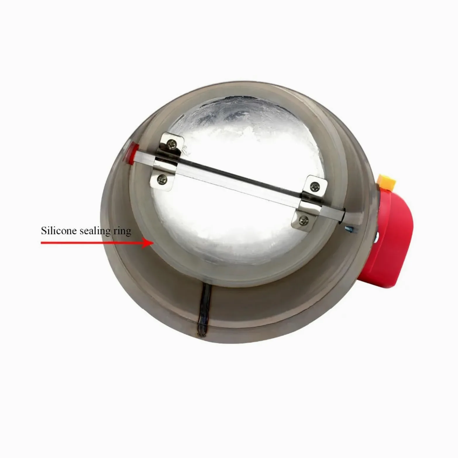 Válvula de compuerta de conducto de aire eléctrica | Ventilación motorizada AC220V con conductos de acero inoxidable(250)
