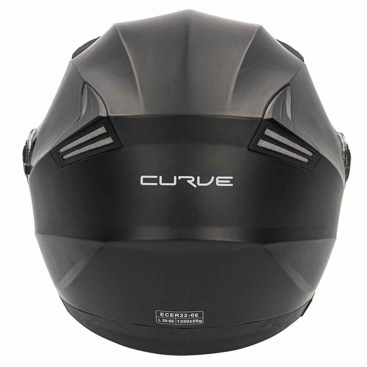 Curve Casco Jet para Moto, Mercury, Material Resina ABS termoplástica, Sistema de ventilación, Visor Solar Ahumado, Cierre micrométrico, Adultos, Hombre y Mujer, ECE 22.06