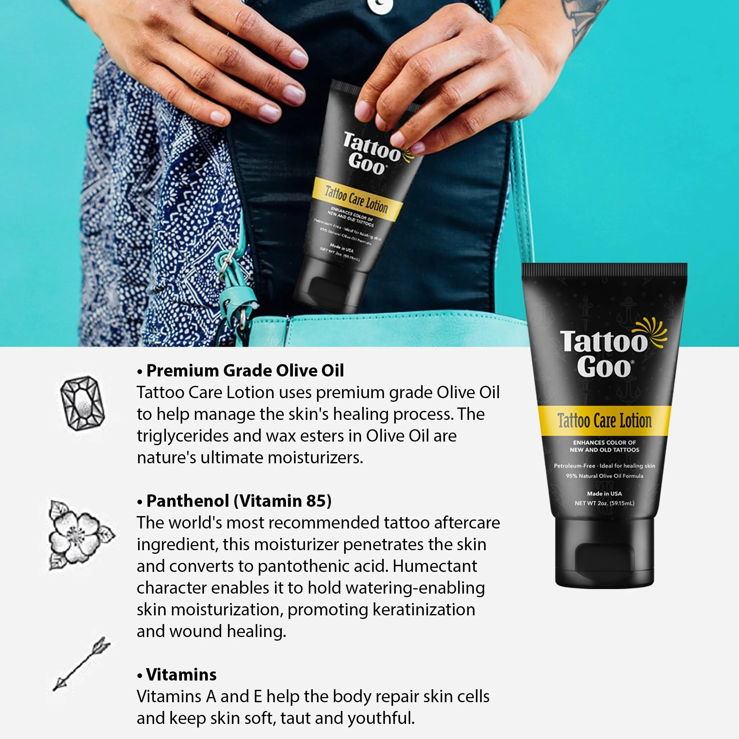 Tattoo Goo crema postratamiento tatuaje 2 oz