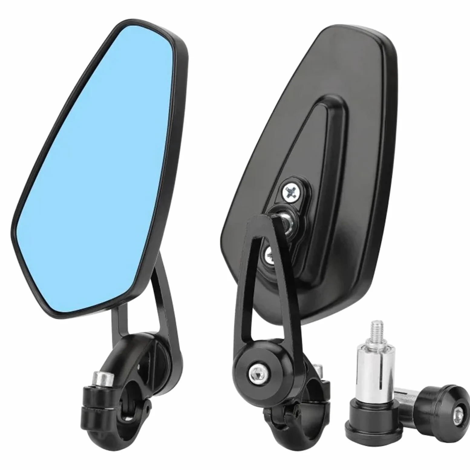 Retrovisor manillar scooter Espejo De Motocicleta 7/8 "22MM Para XMAX 125 250 300 400 Para X-MAX Para CBR600 CNC Espejos Retrovisores Laterales Extremo Manillar Aluminio